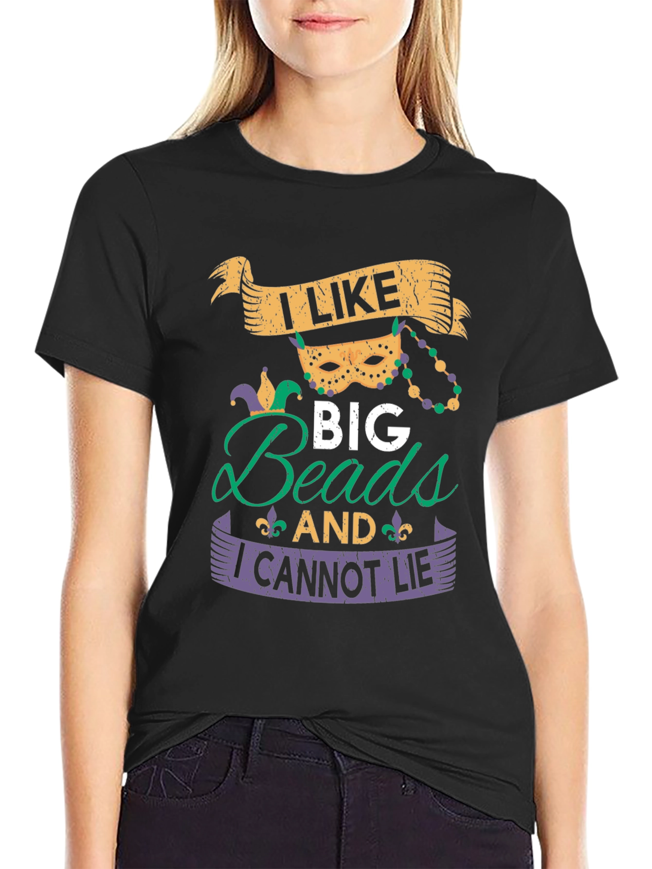 Mardi Gras Beads T-Shirt