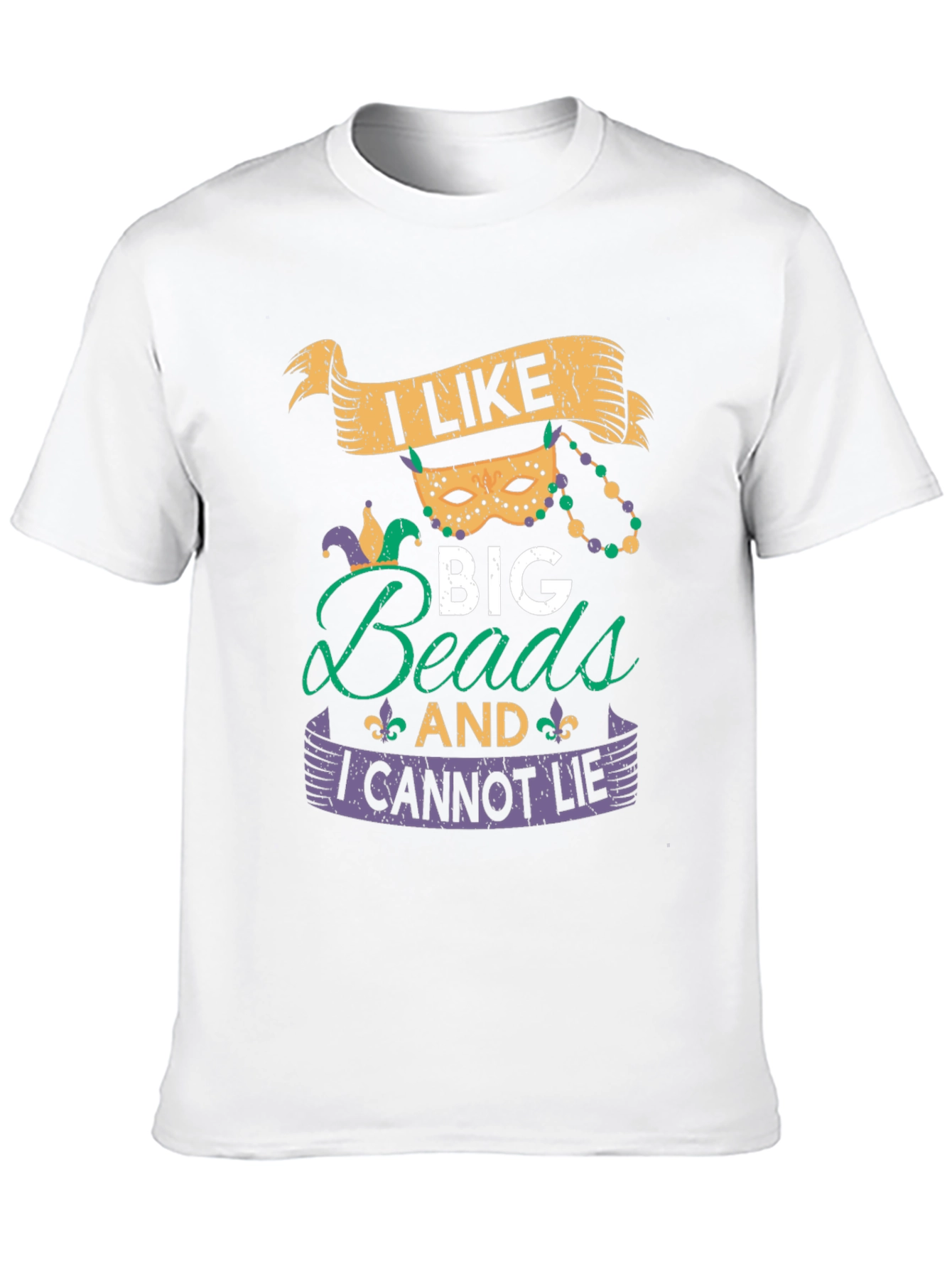Mardi Gras Beads T-Shirt