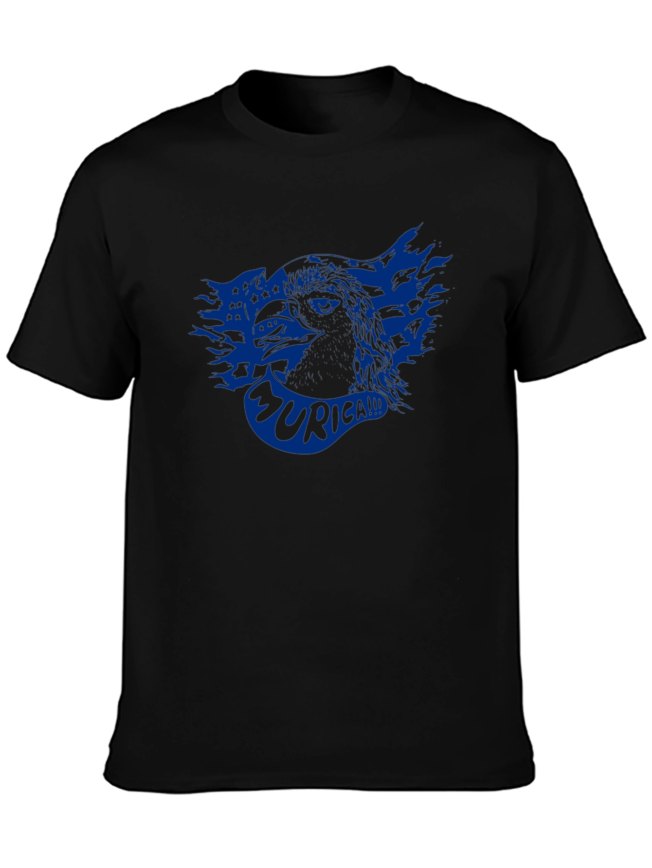 Patriotic T-Shirt with Eagle and Murica Design