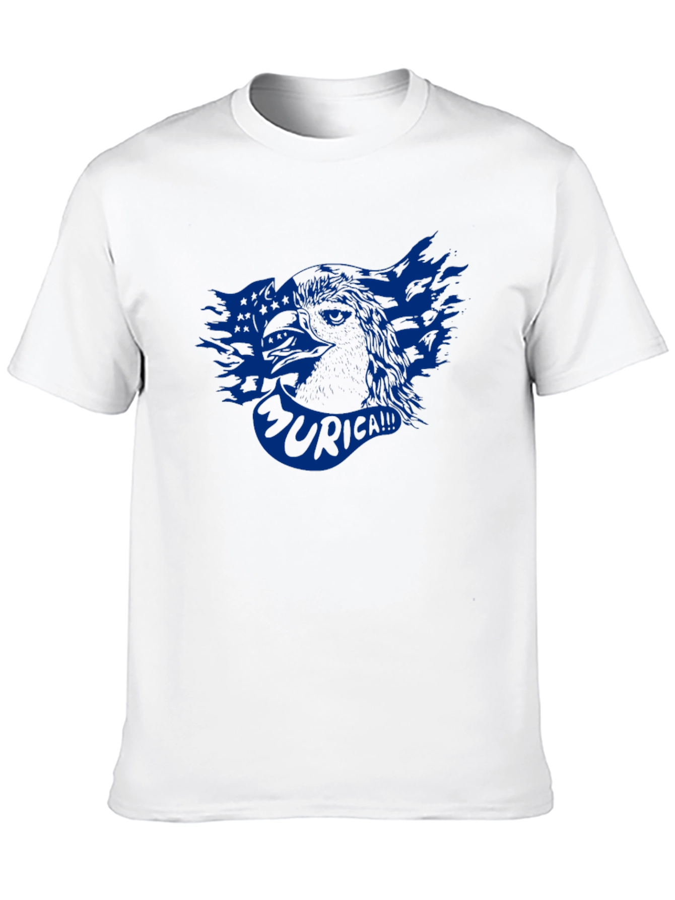 Patriotic T-Shirt with Eagle and Murica Design
