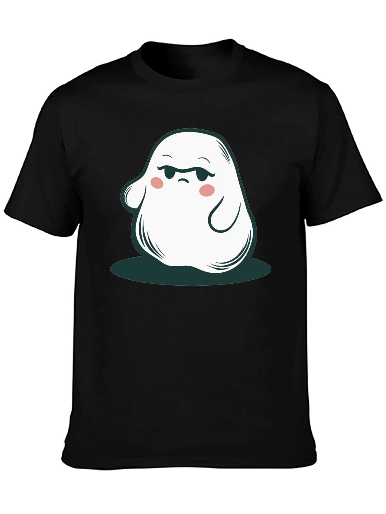 Funny Ghost Graphic Tee - Cute Spooky Season Shirt