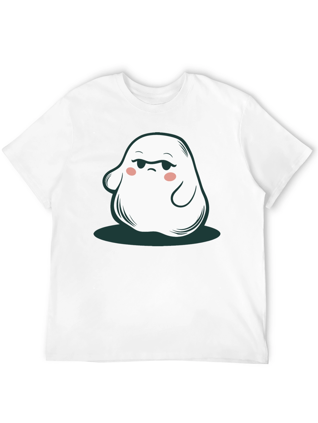 Funny Ghost Graphic Tee - Cute Spooky Season Shirt