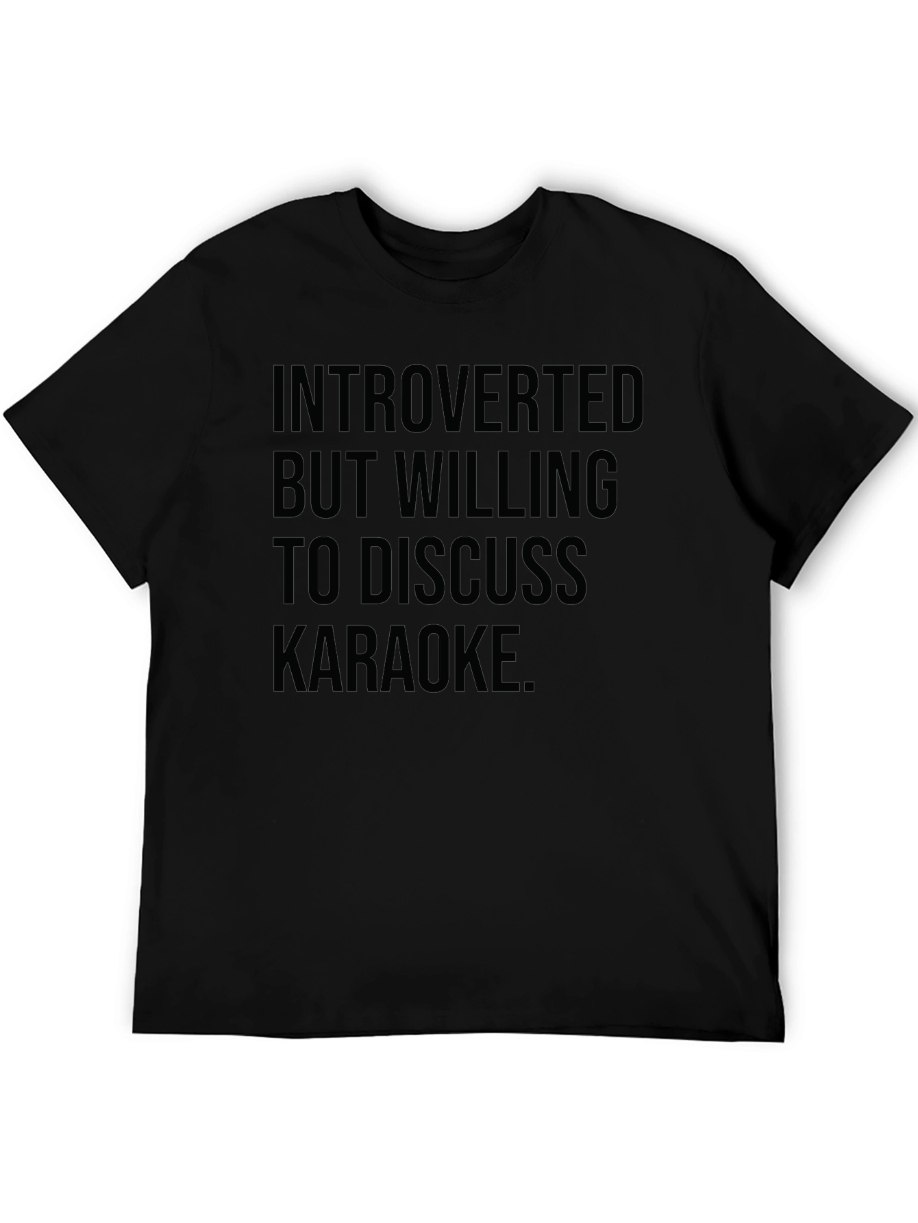 Introverted Karaoke T-Shirt - Soft Cotton Tee