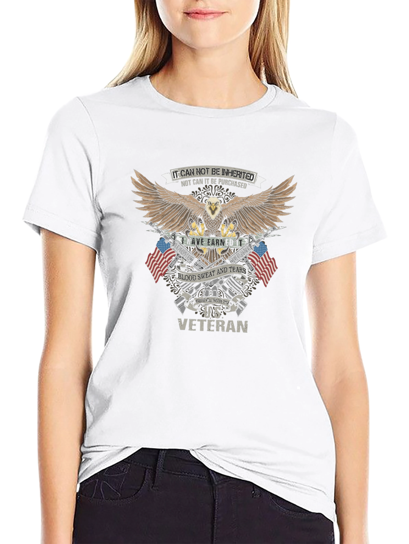 U.S. Veteran Eagle Graphic T-Shirt