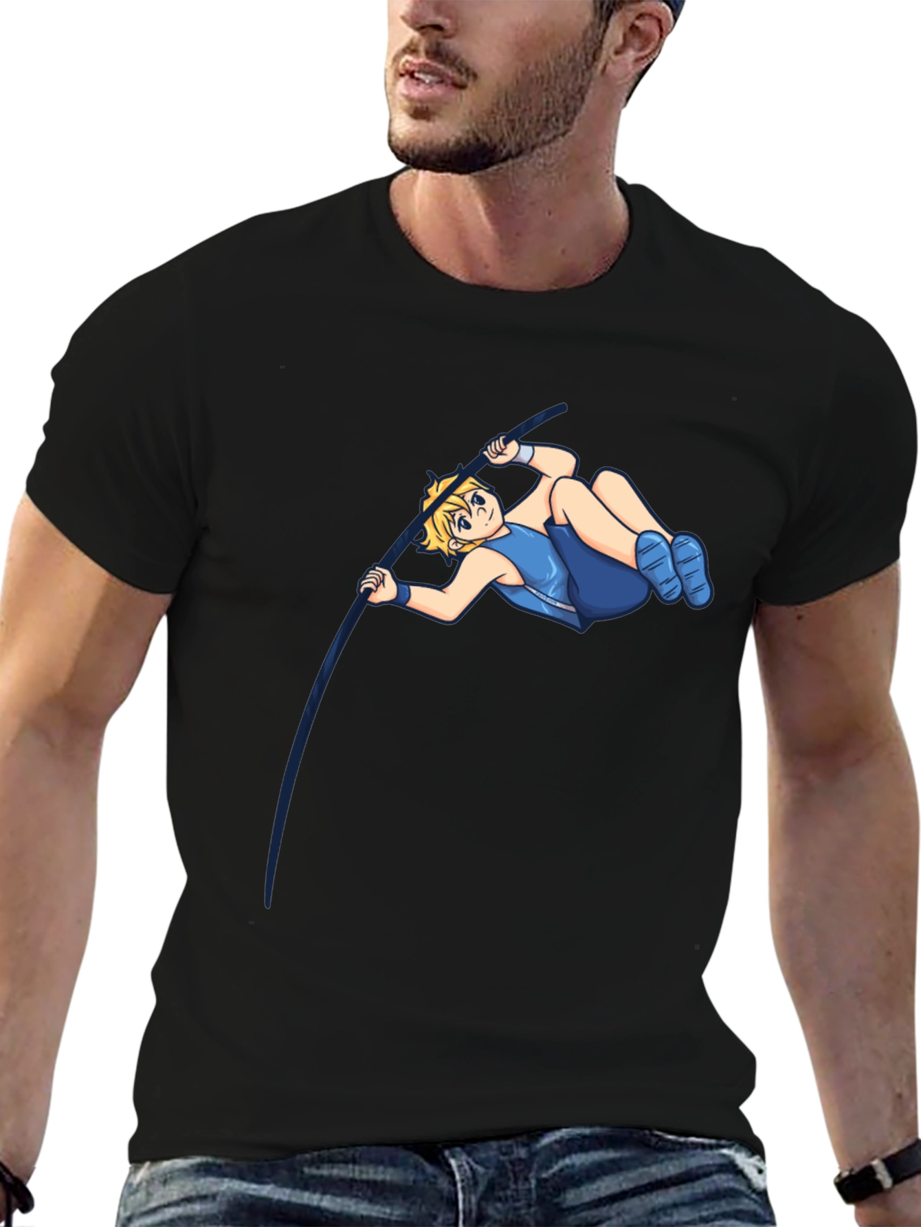 Pole Vault Cartoon T-Shirt