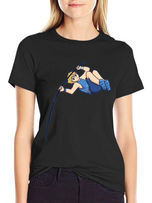 Pole Vault Cartoon T-Shirt