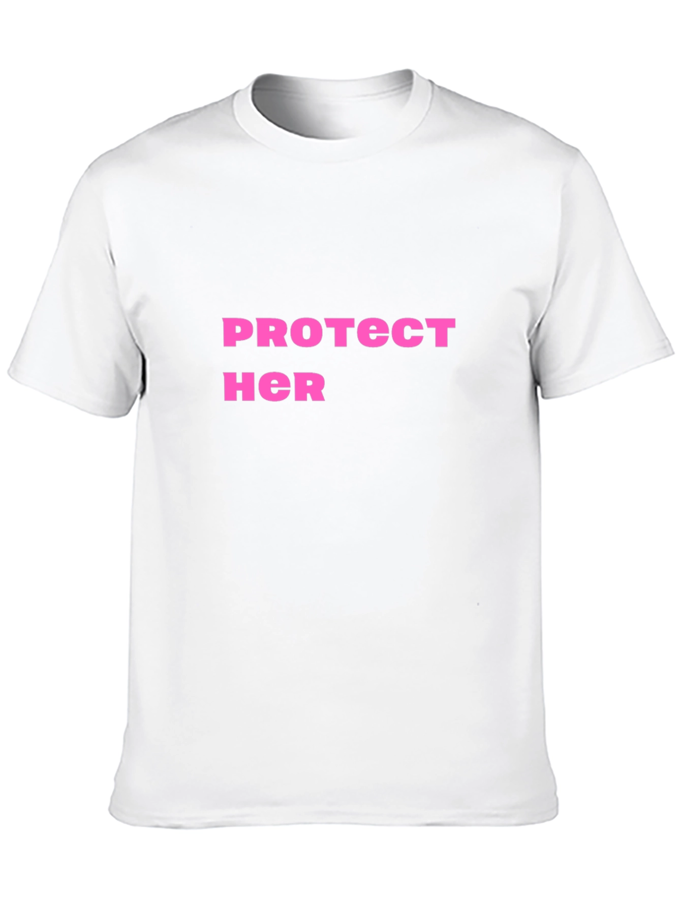 Protect Her Graphic Tee - Black Cotton Shirt
