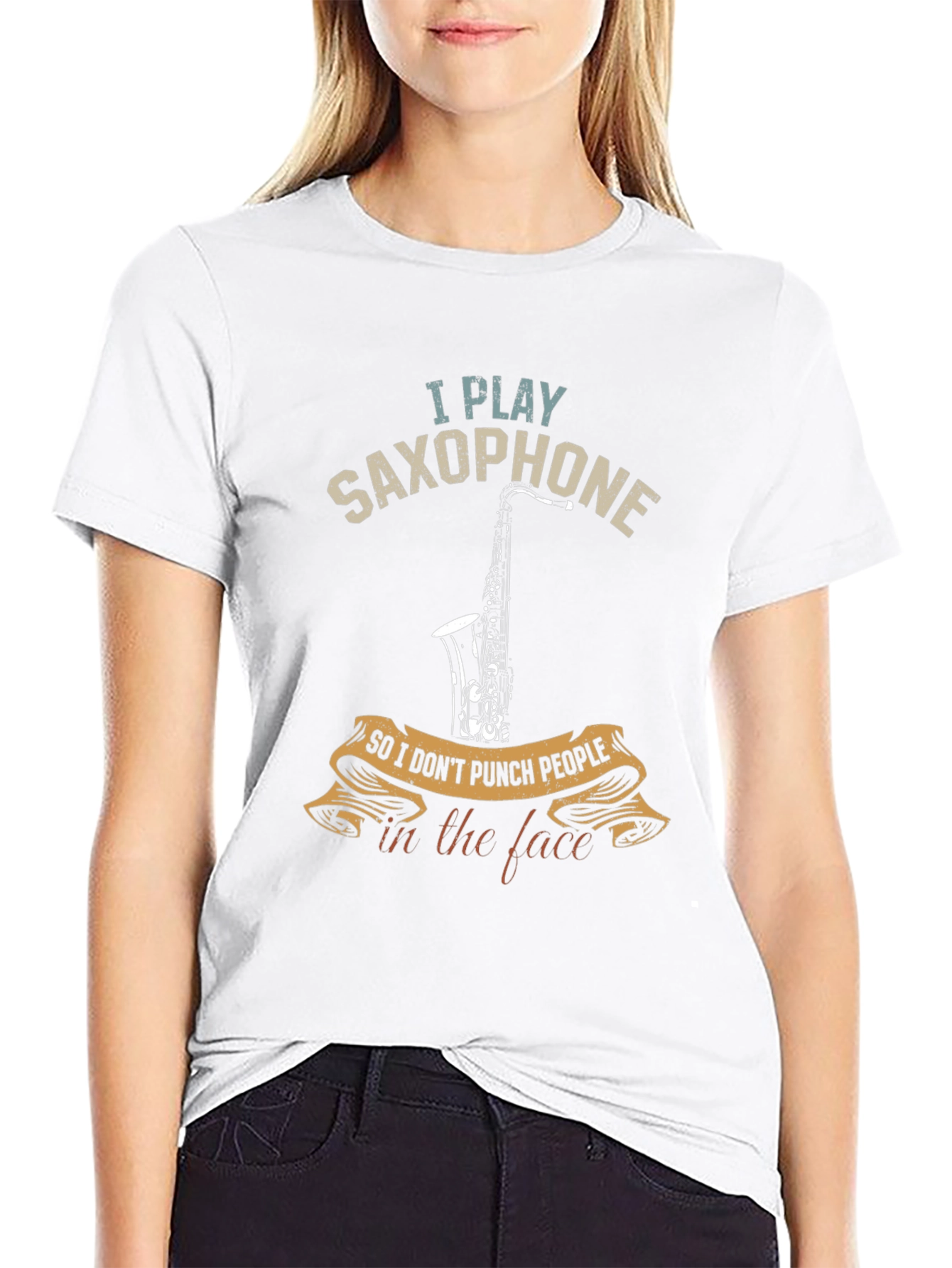 Saxophone Player T-Shirt: I Play Saxophone...