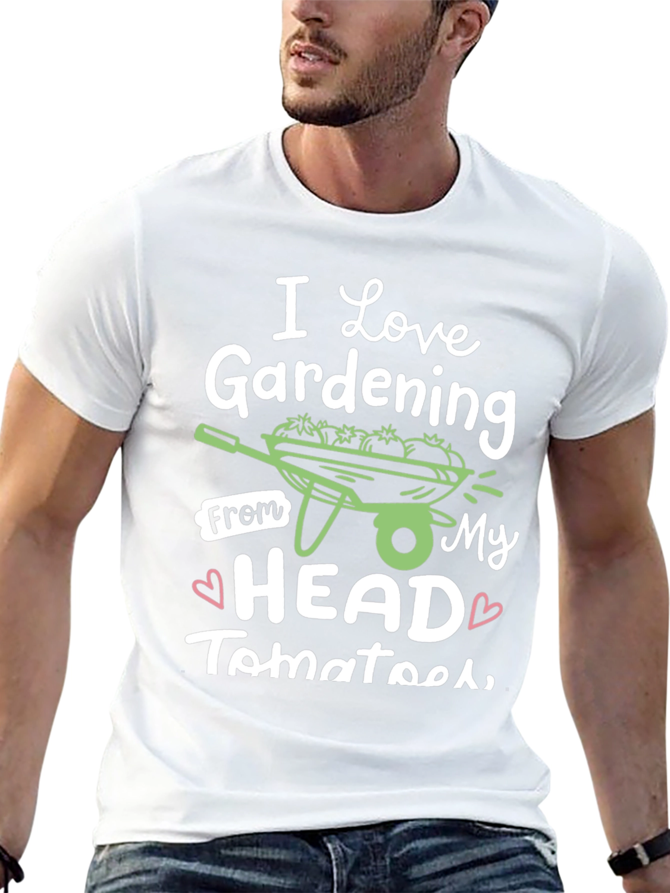 I Love Gardening From My Head Tomatoes T-Shirt