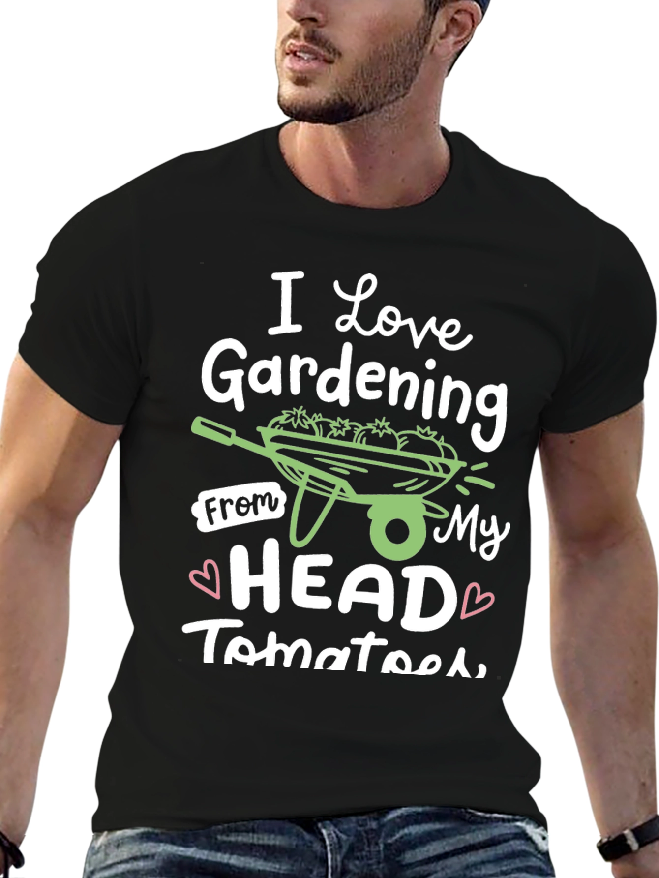 I Love Gardening From My Head Tomatoes T-Shirt