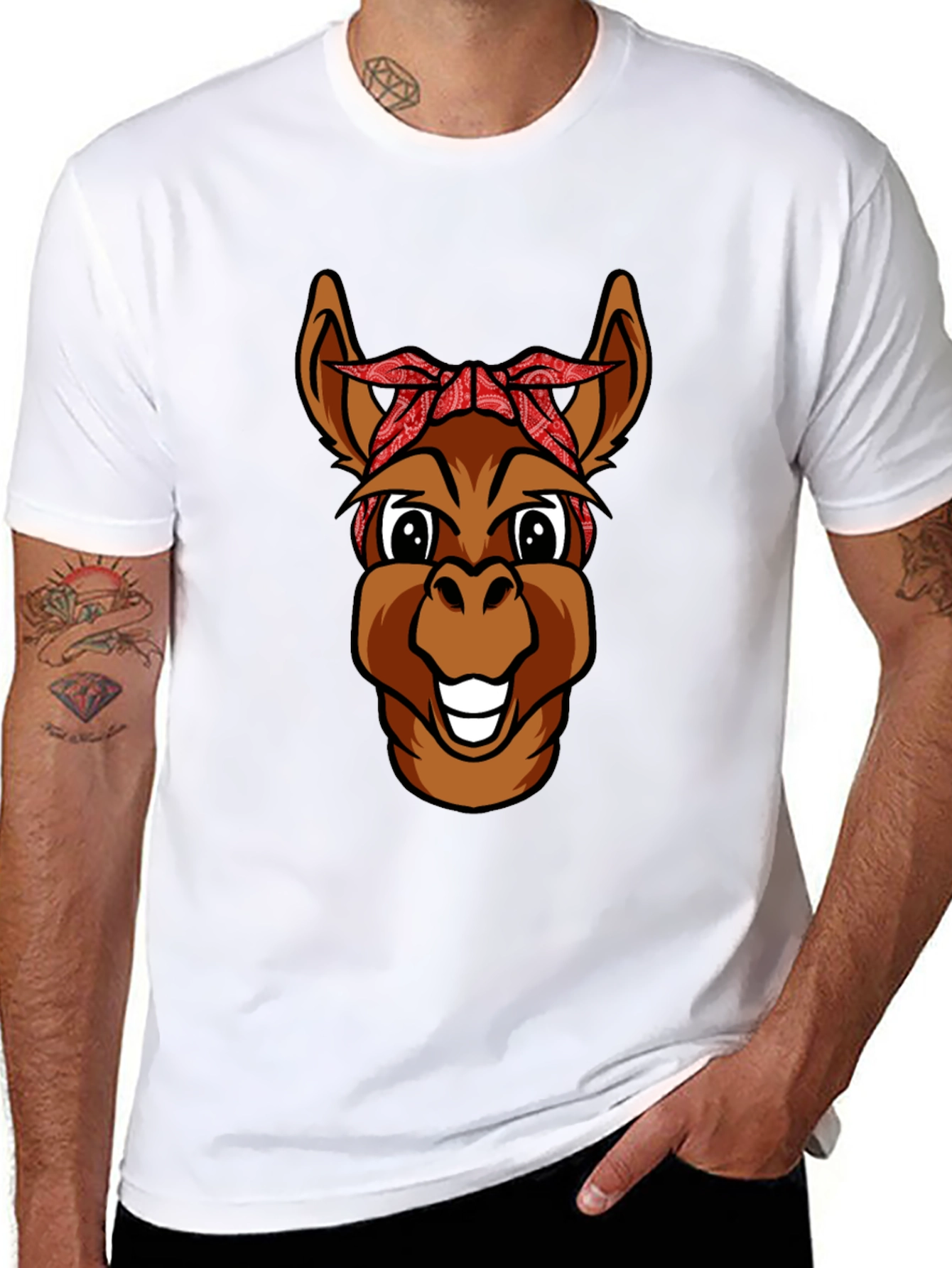 Funny Cartoon Donkey T-Shirt