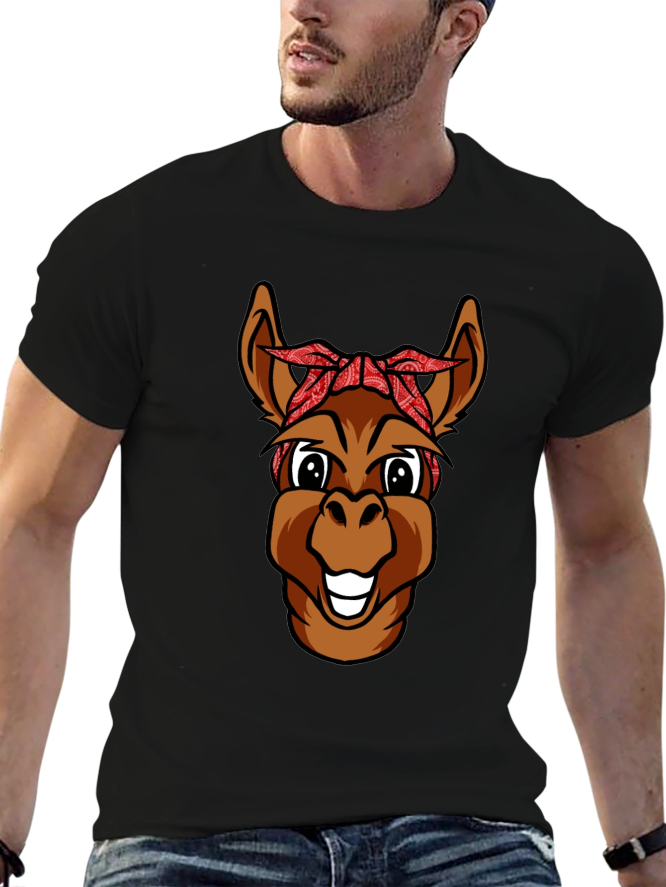 Funny Cartoon Donkey T-Shirt