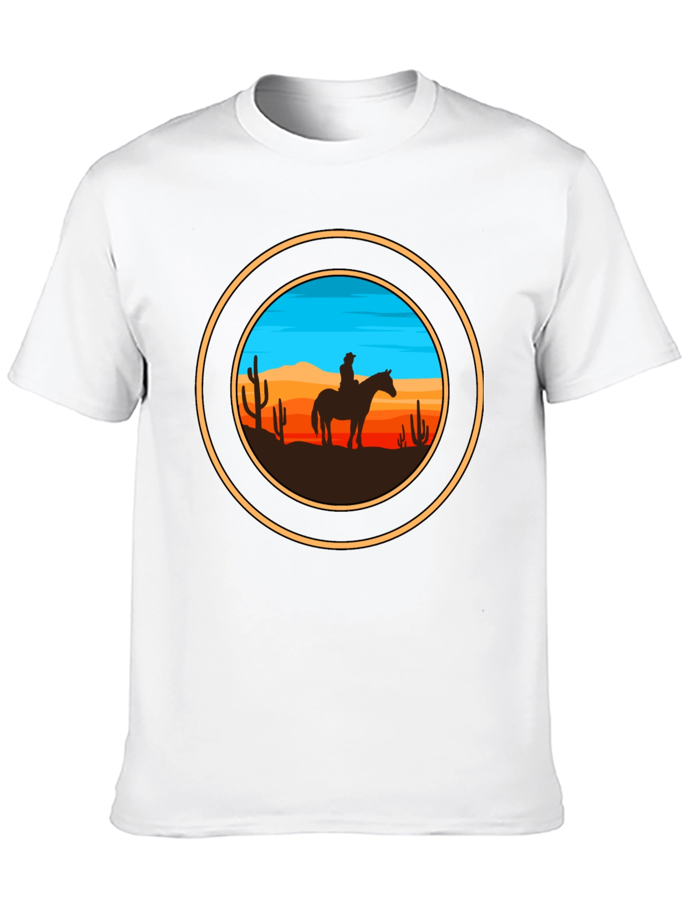 Cowboy Silhouette Graphic Tee