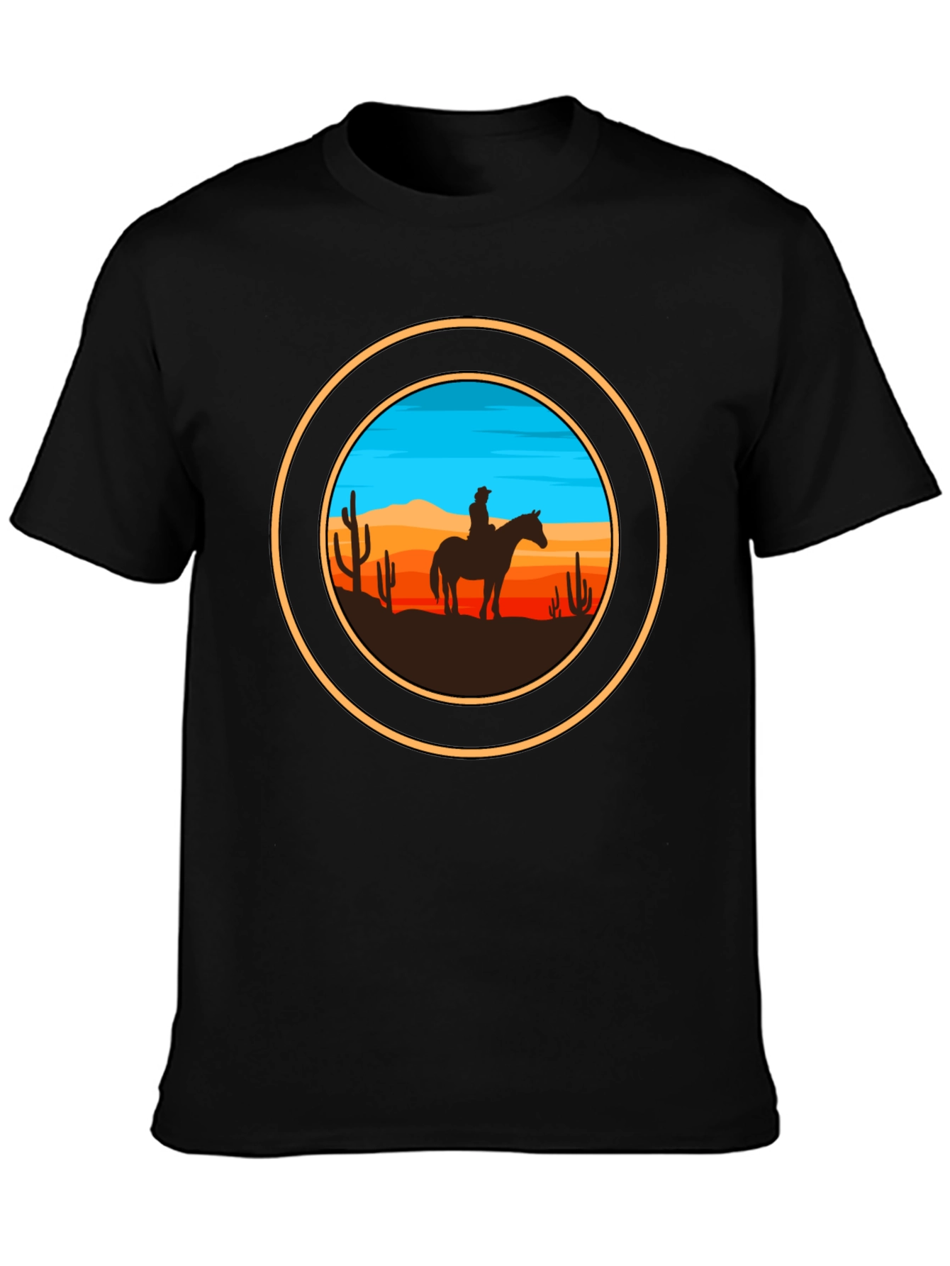 Cowboy Silhouette Graphic Tee