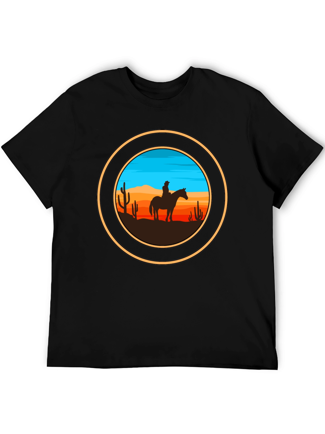 Cowboy Silhouette Graphic Tee