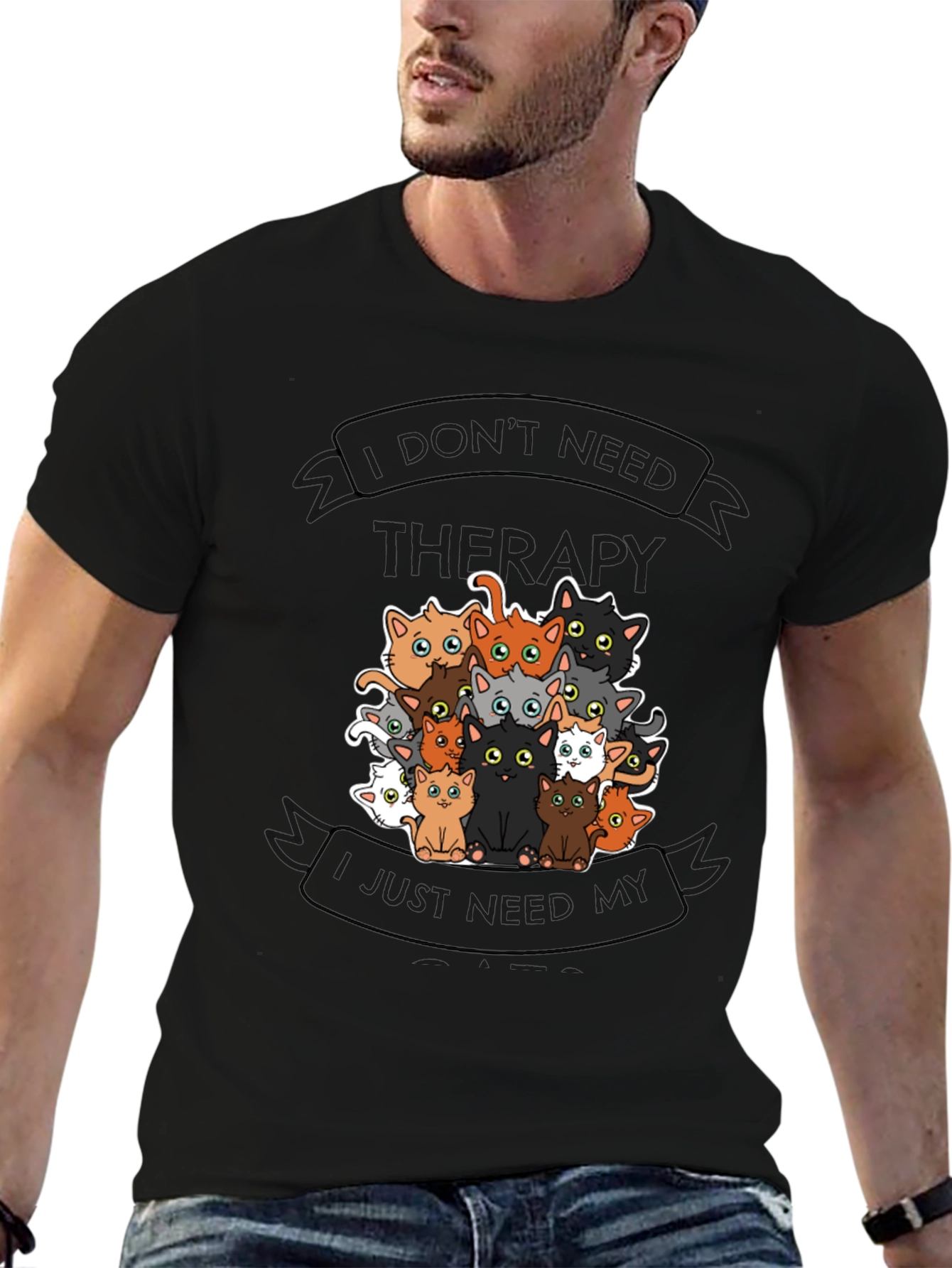 I Dont Need Therapy Cats T-Shirt