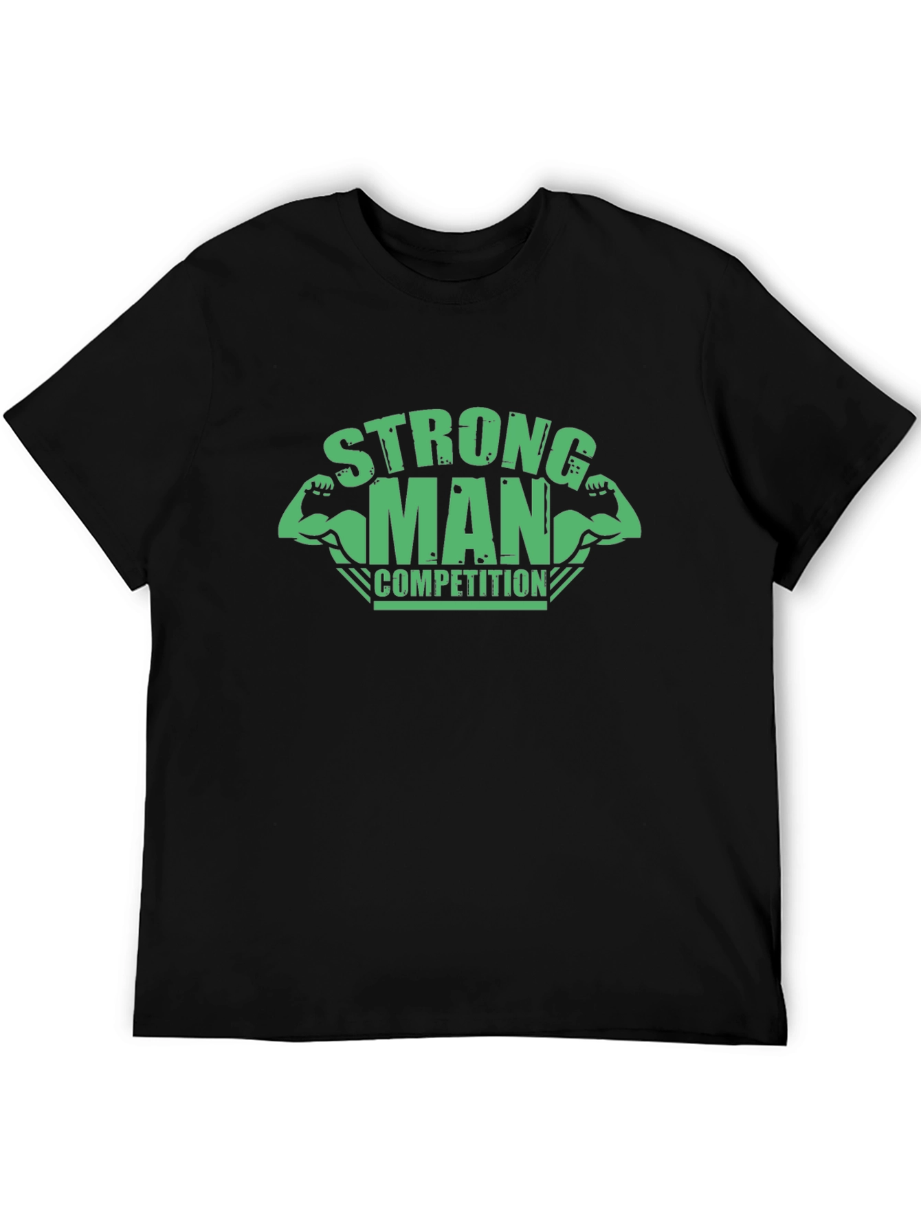 Strong Man Competition T-Shirt - Black