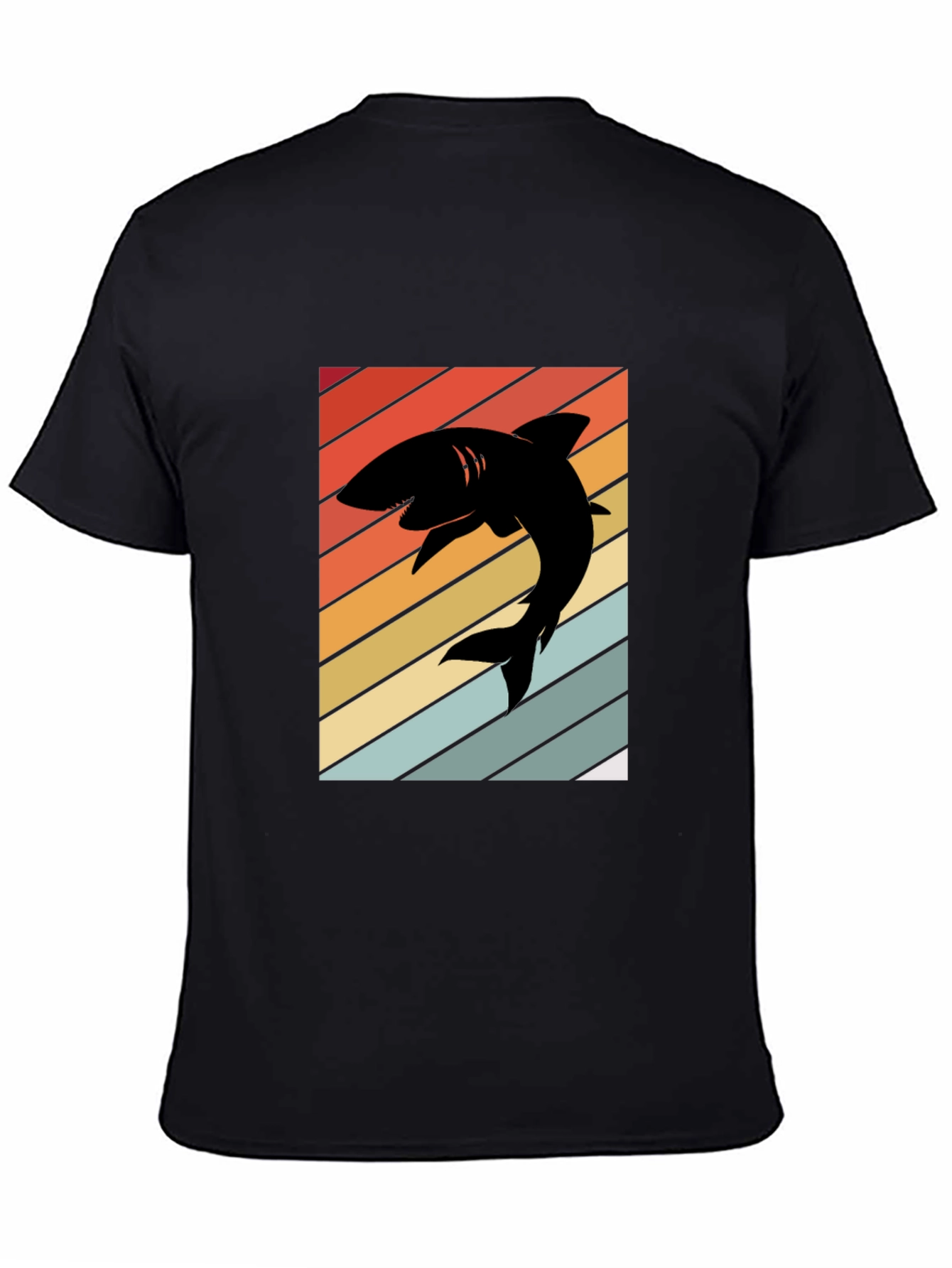 Retro Shark Silhouette T-Shirt