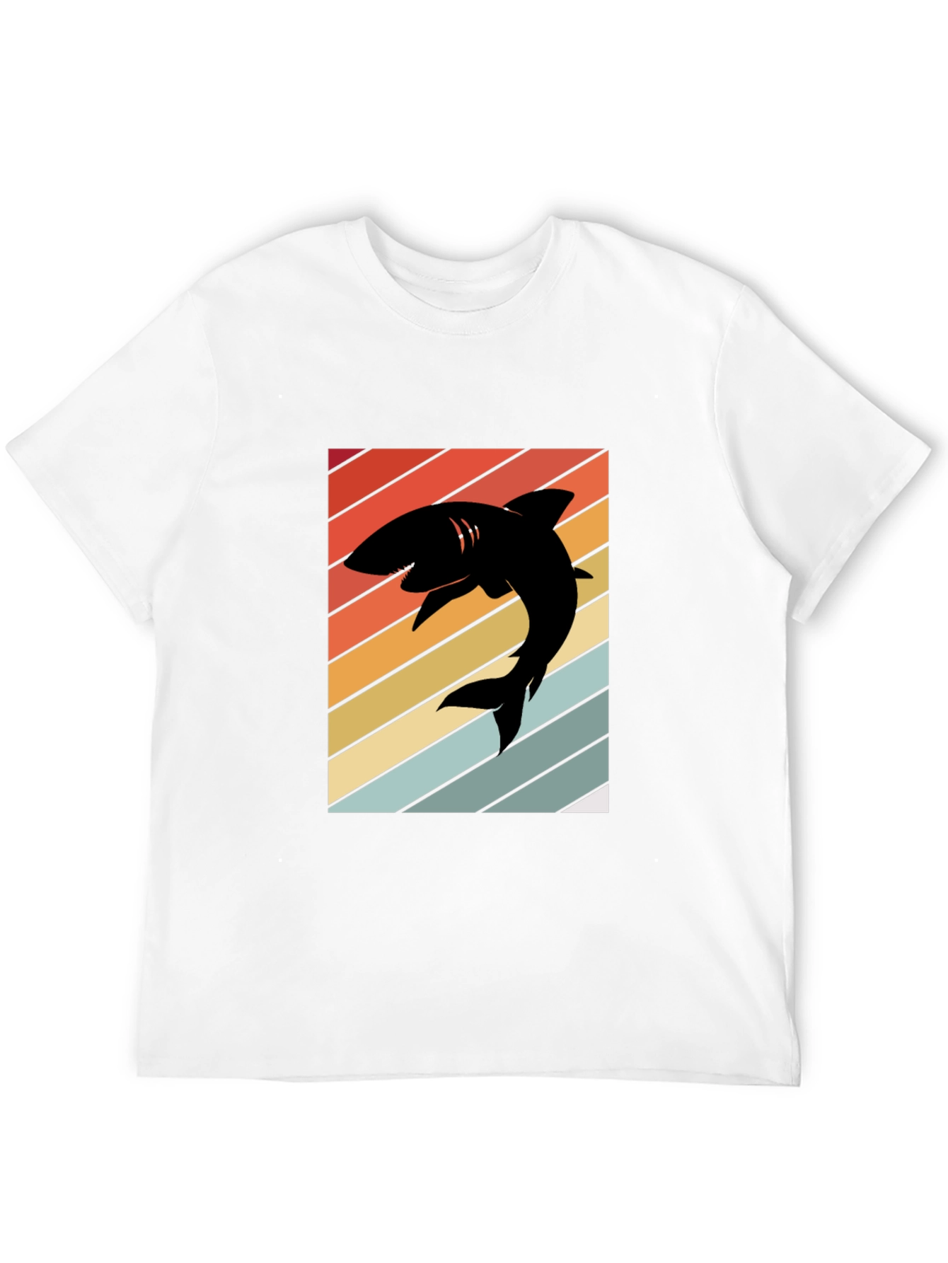 Retro Shark Silhouette T-Shirt