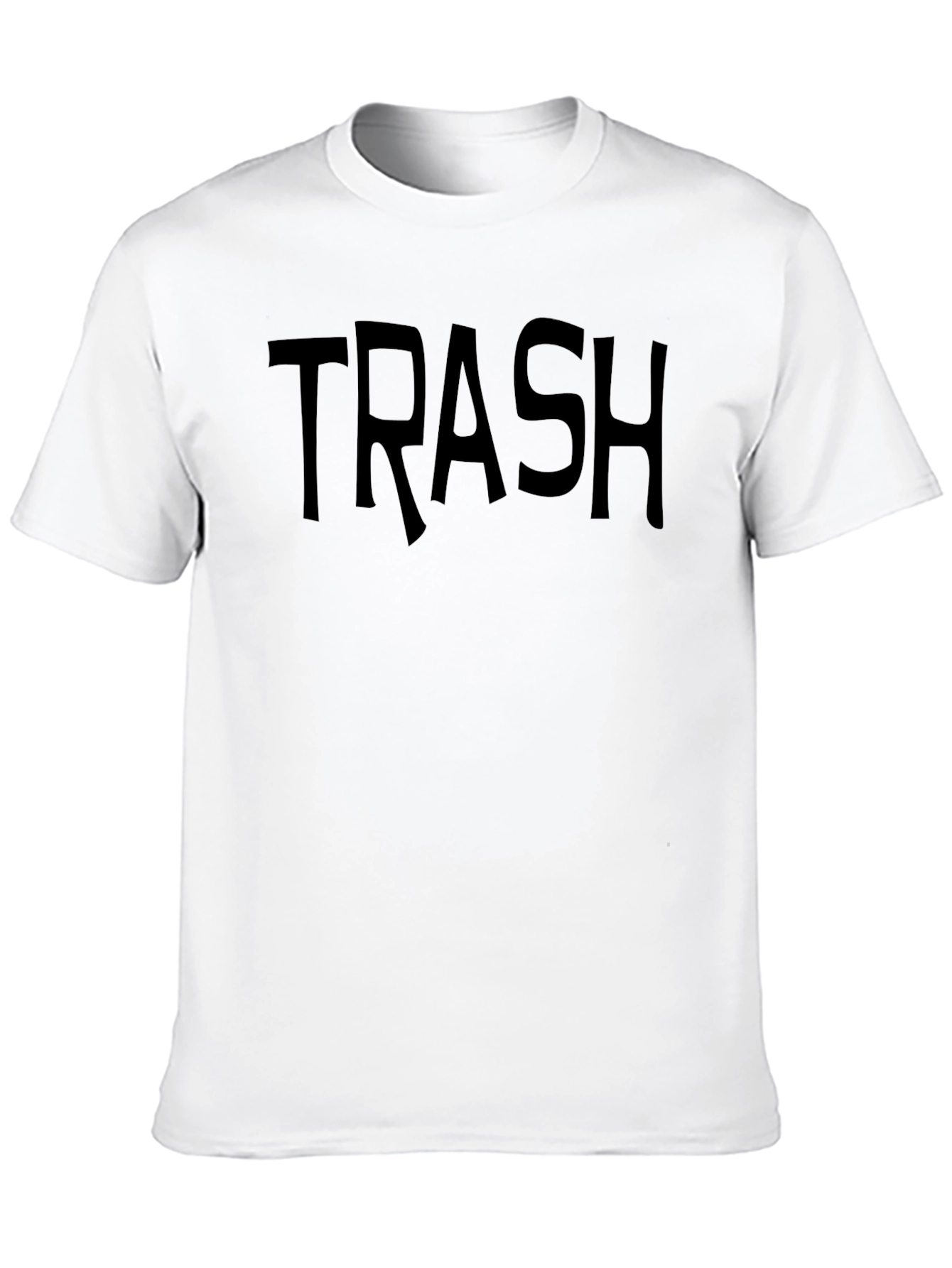 Trash Graphic Tee - Mens Crew Neck T-Shirt