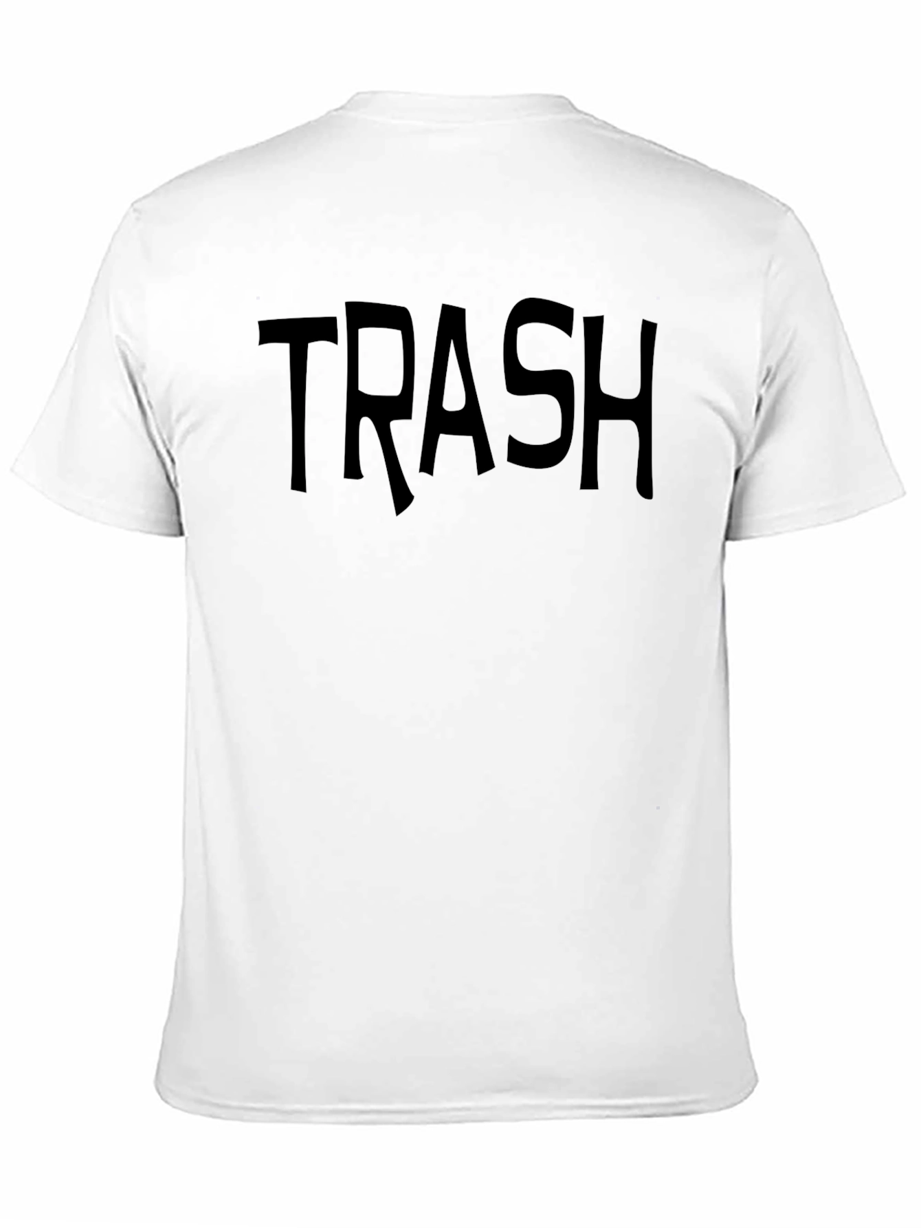 Trash Graphic Tee - Mens Crew Neck T-Shirt