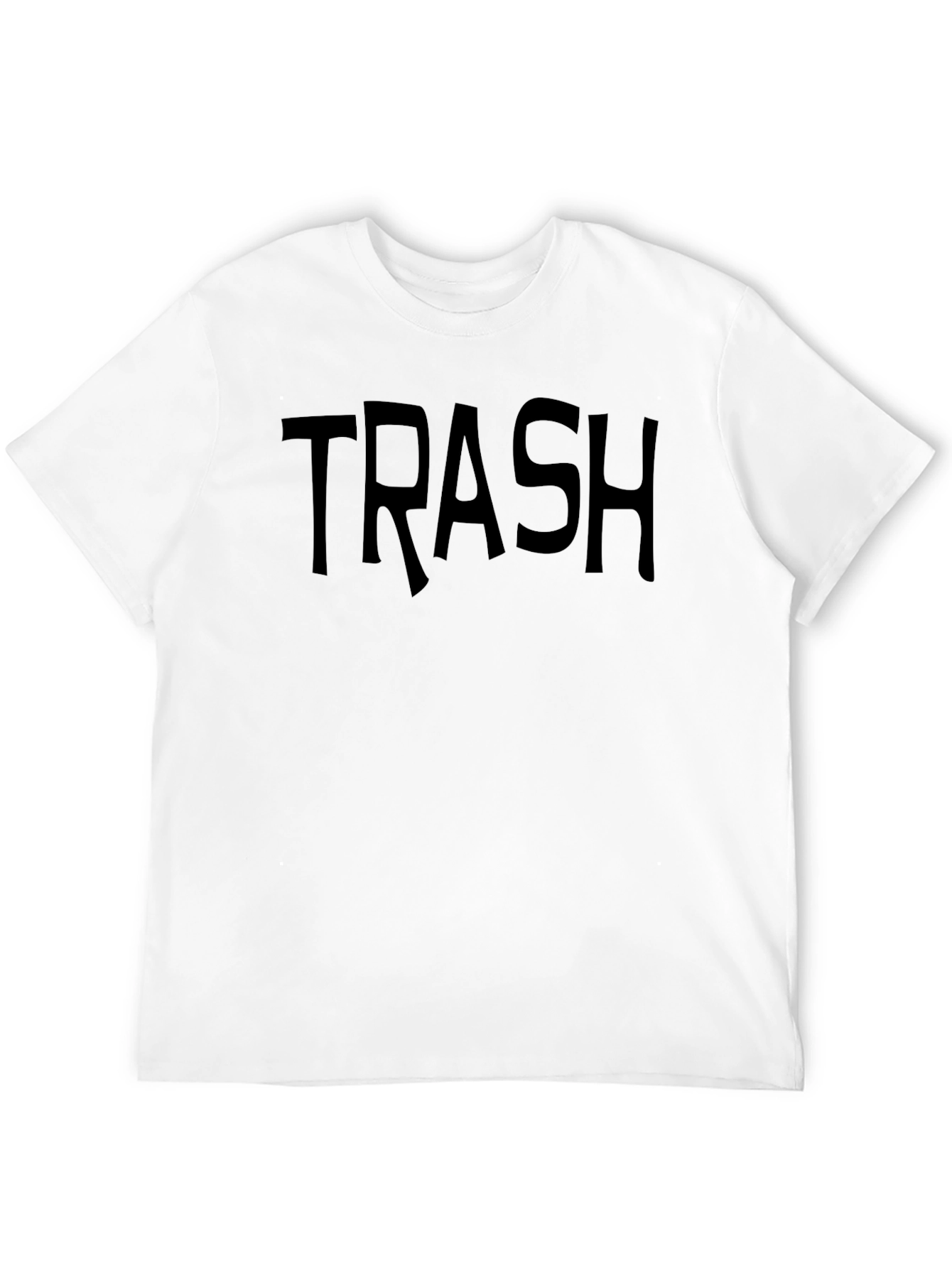 Trash Graphic Tee - Mens Crew Neck T-Shirt
