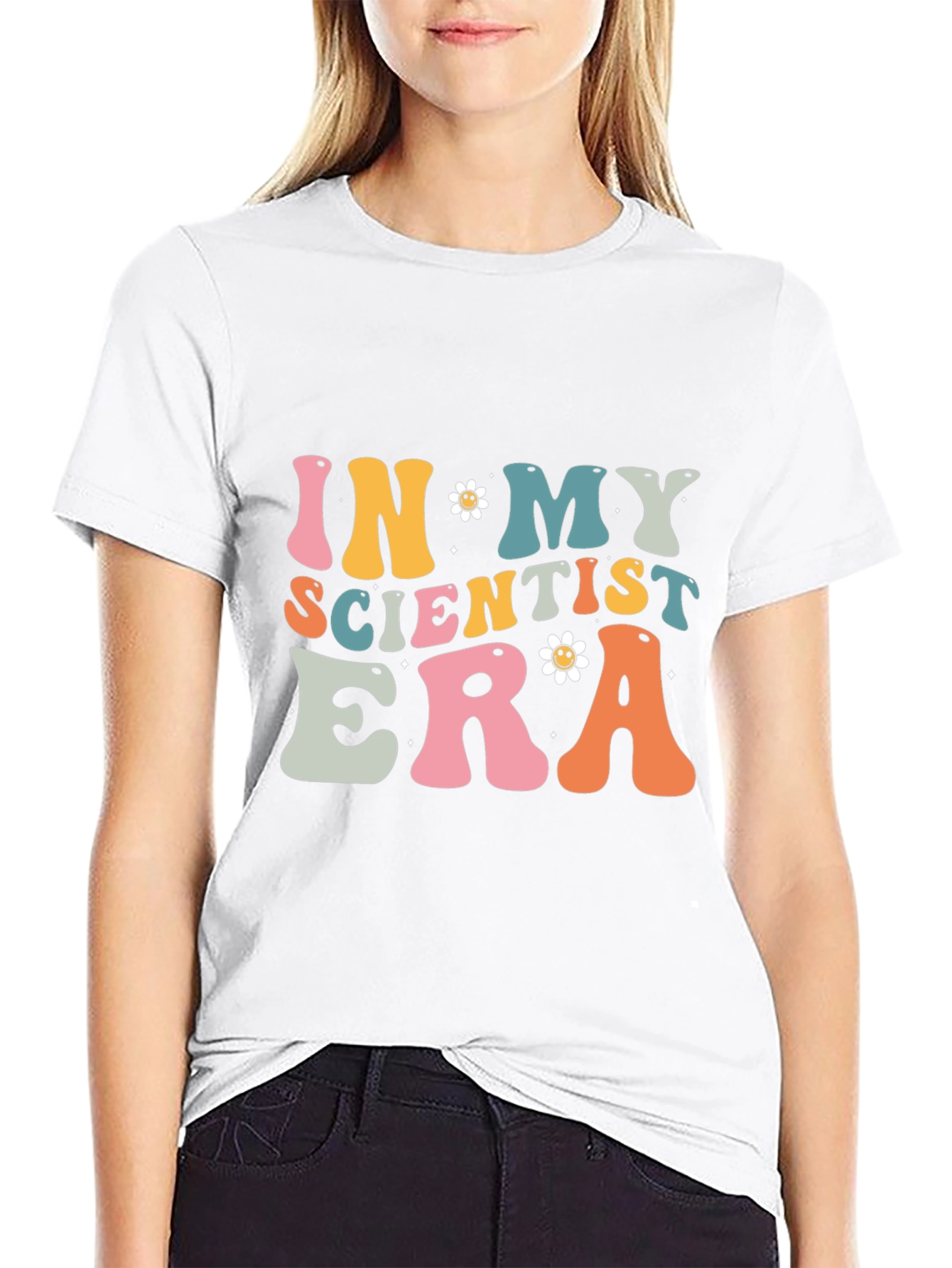 In My Scientist Era Black Cotton T-Shirt