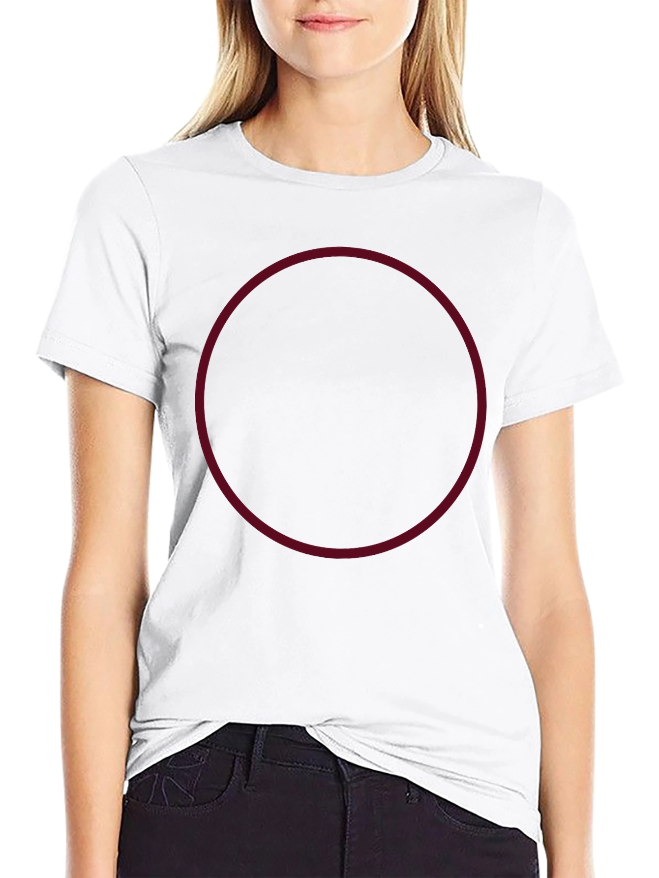 Mens Plain Black Crew Neck T-Shirt