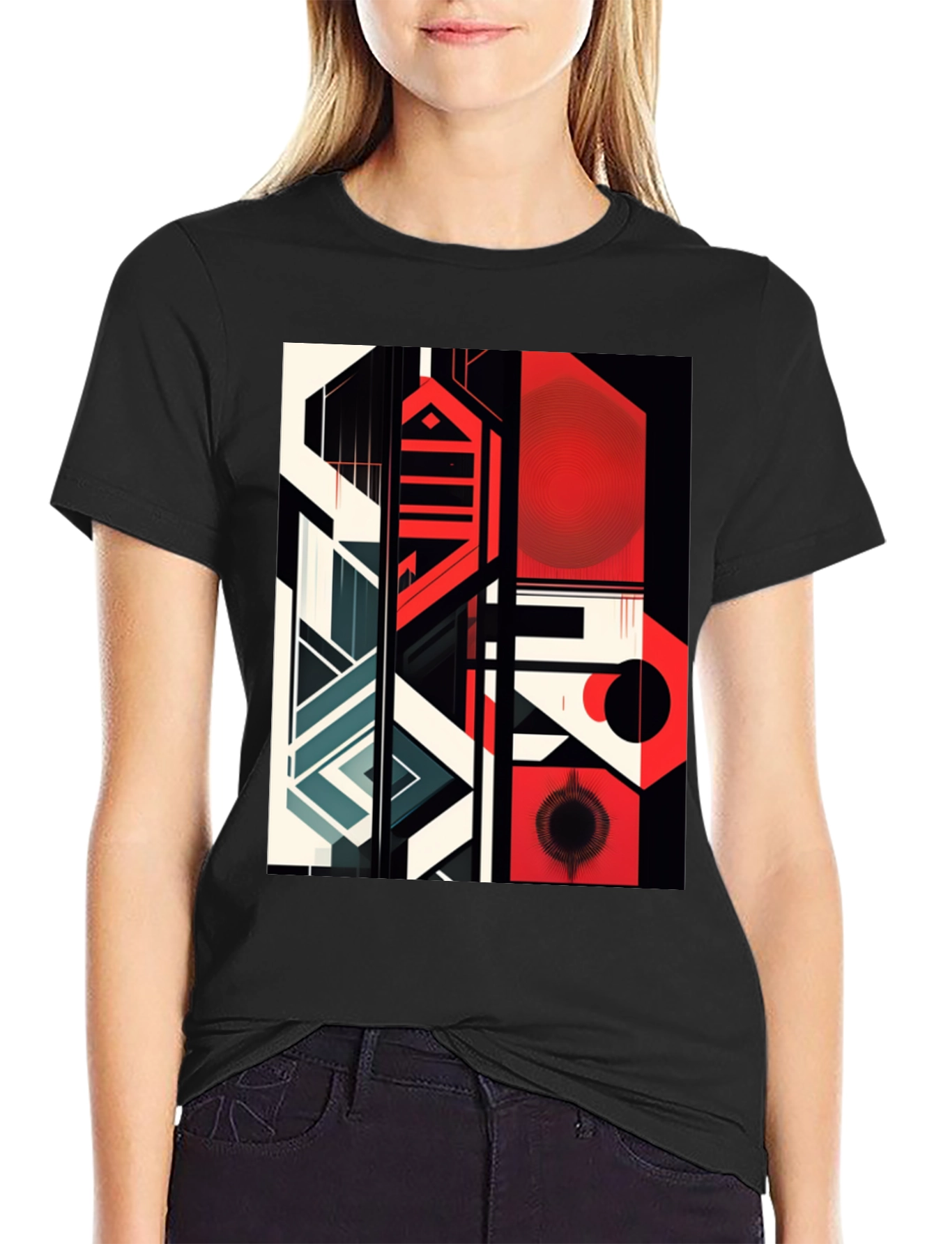 Abstract Geometric Graphic Tee