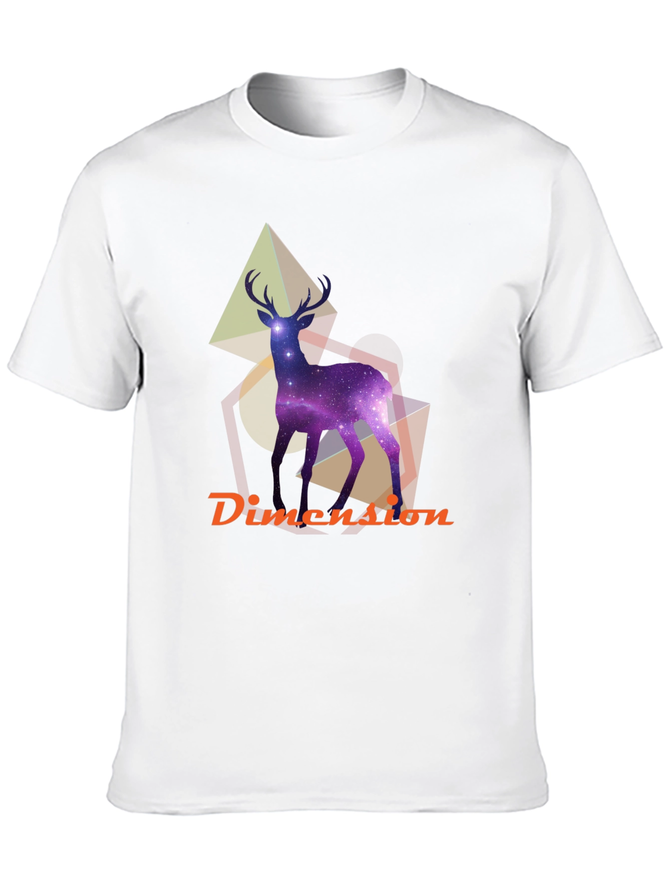 Cosmic Deer Graphic T-Shirt - Unique Design