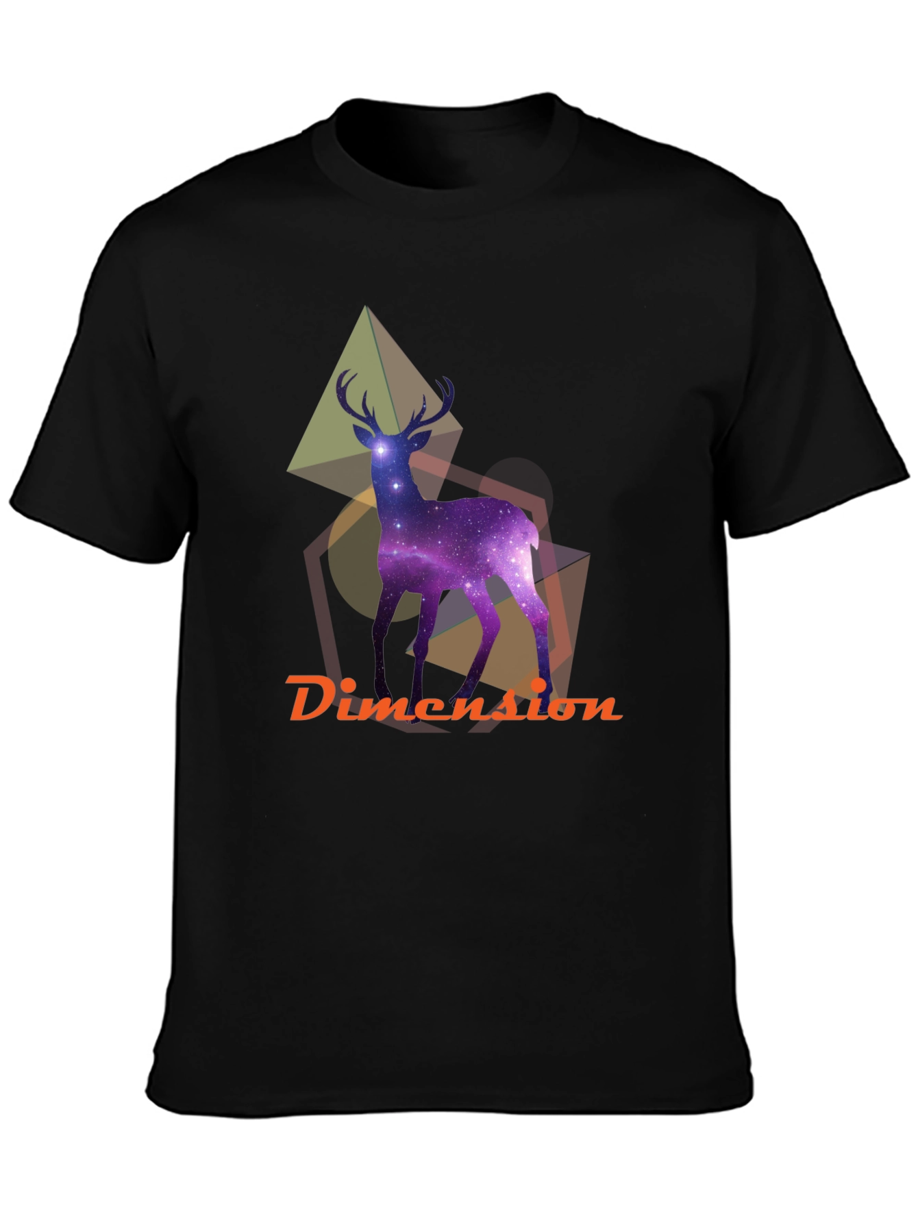 Cosmic Deer Graphic T-Shirt - Unique Design