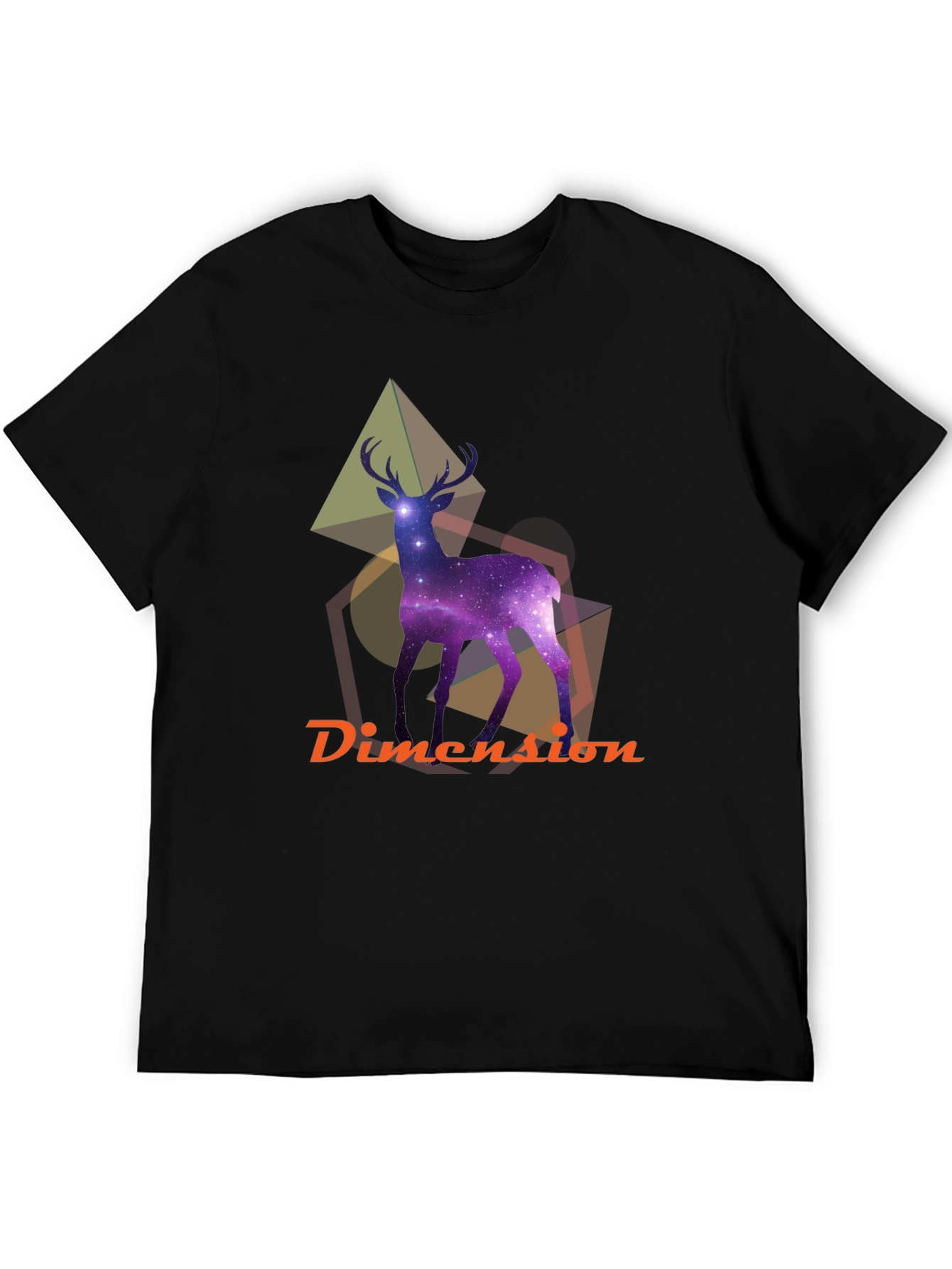 Cosmic Deer Graphic T-Shirt - Unique Design