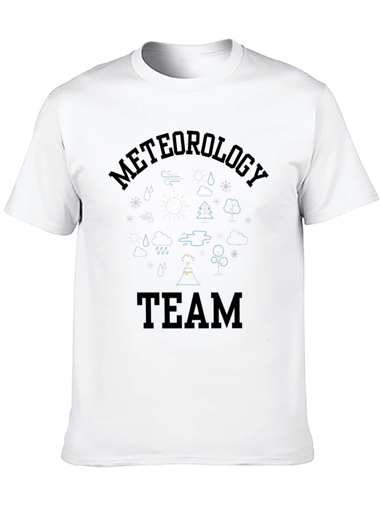 Meteorology Team Graphic Print T-Shirt