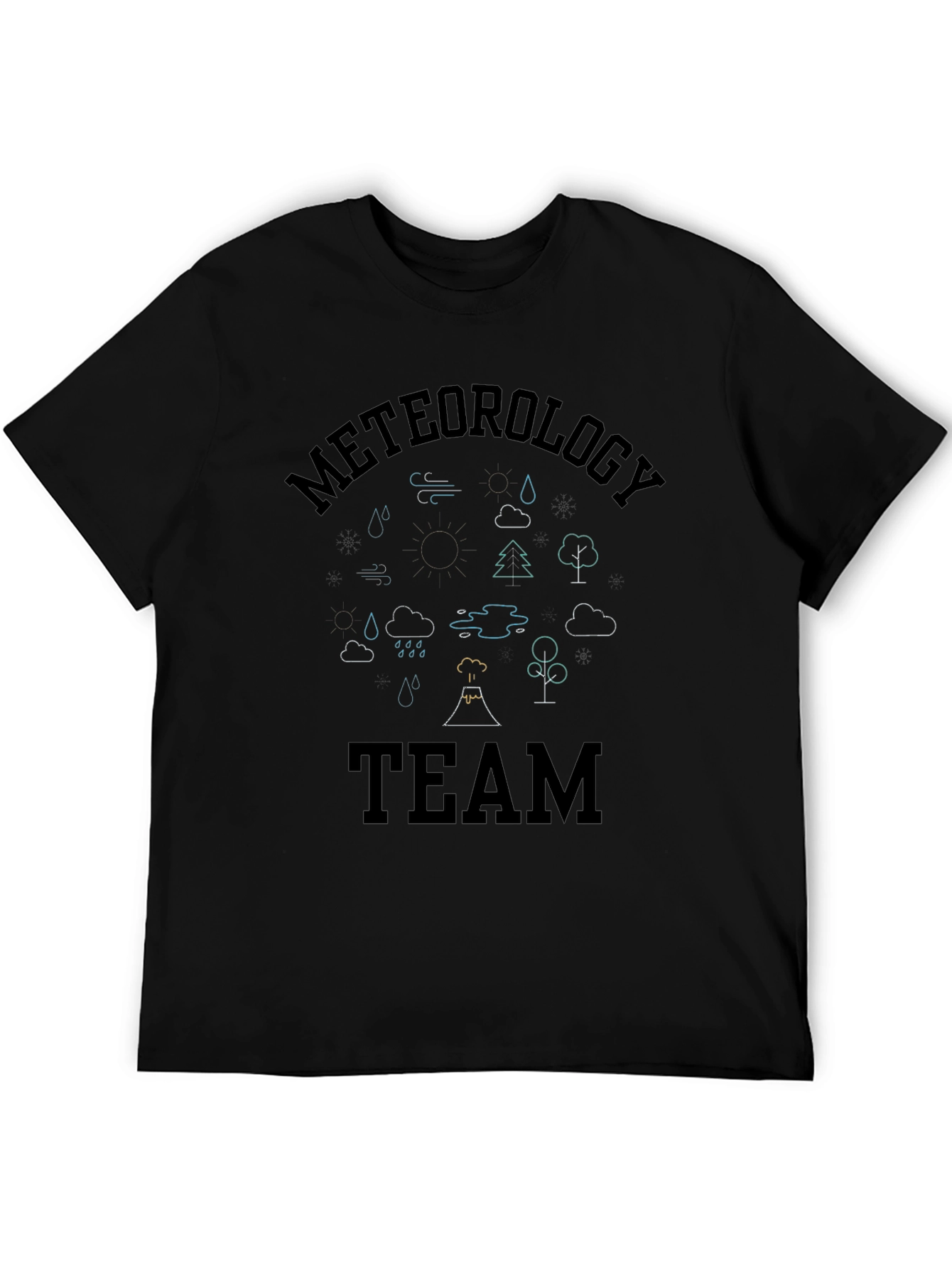 Meteorology Team Graphic Print T-Shirt