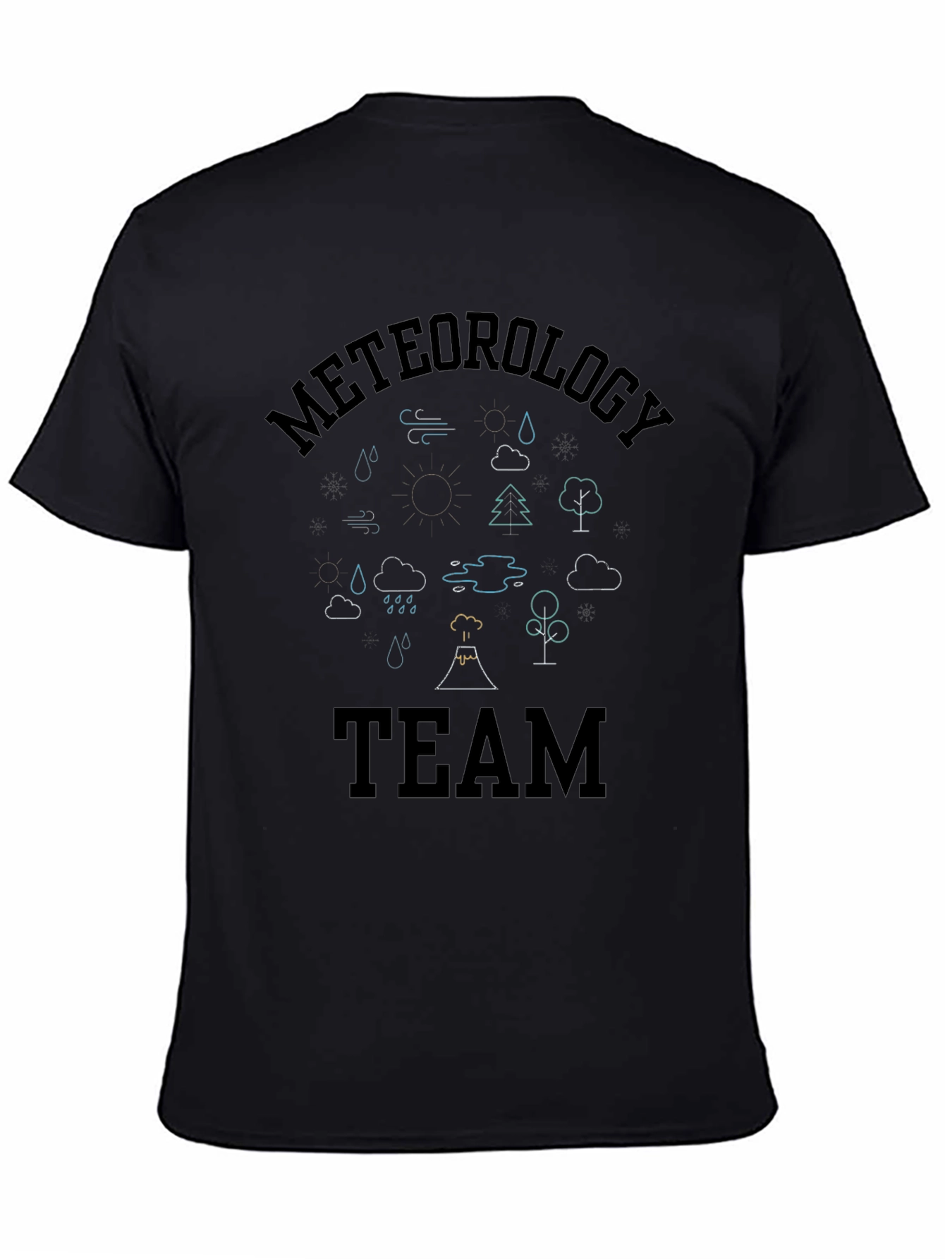 Meteorology Team Graphic Print T-Shirt
