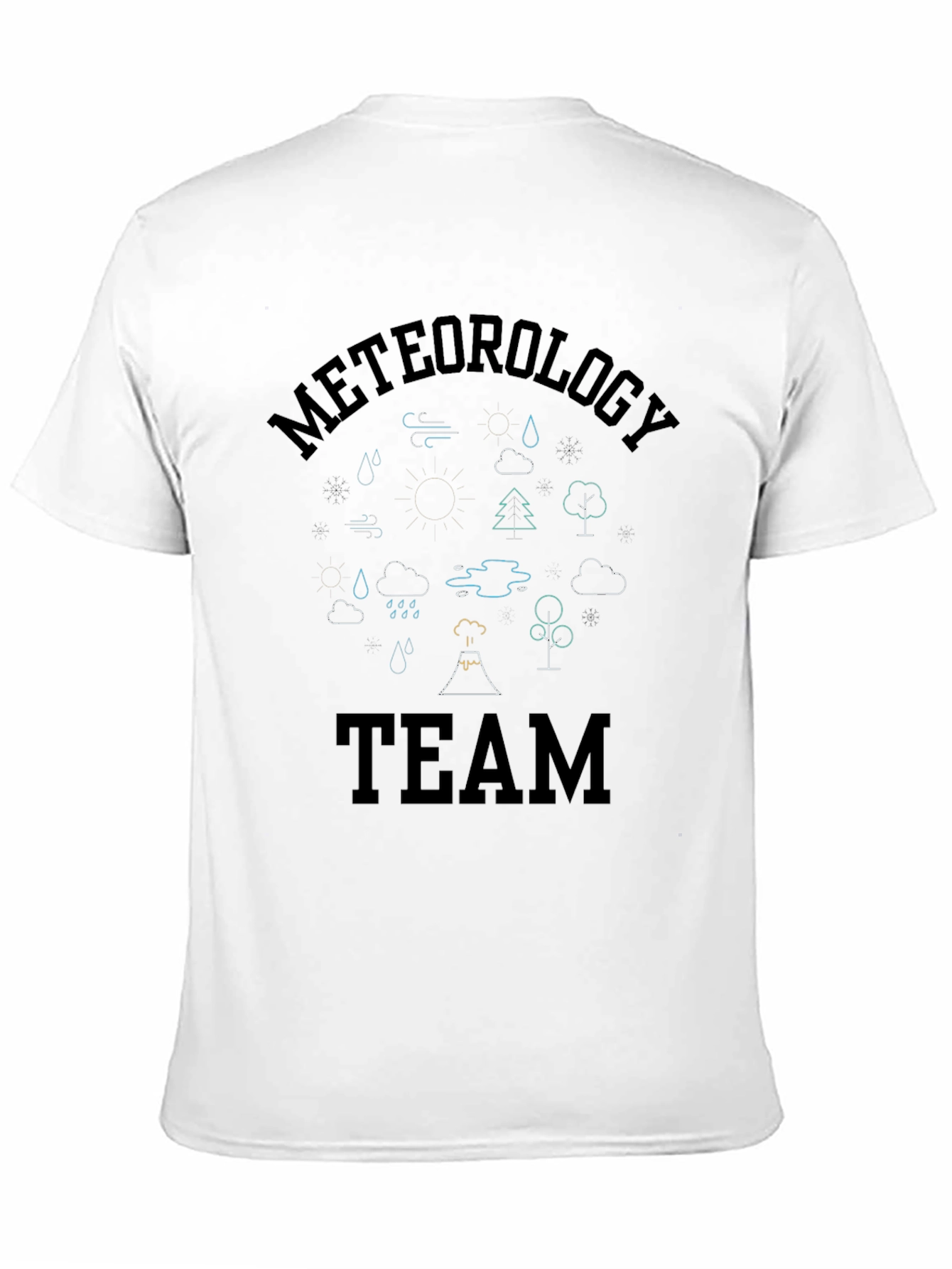Meteorology Team Graphic Print T-Shirt