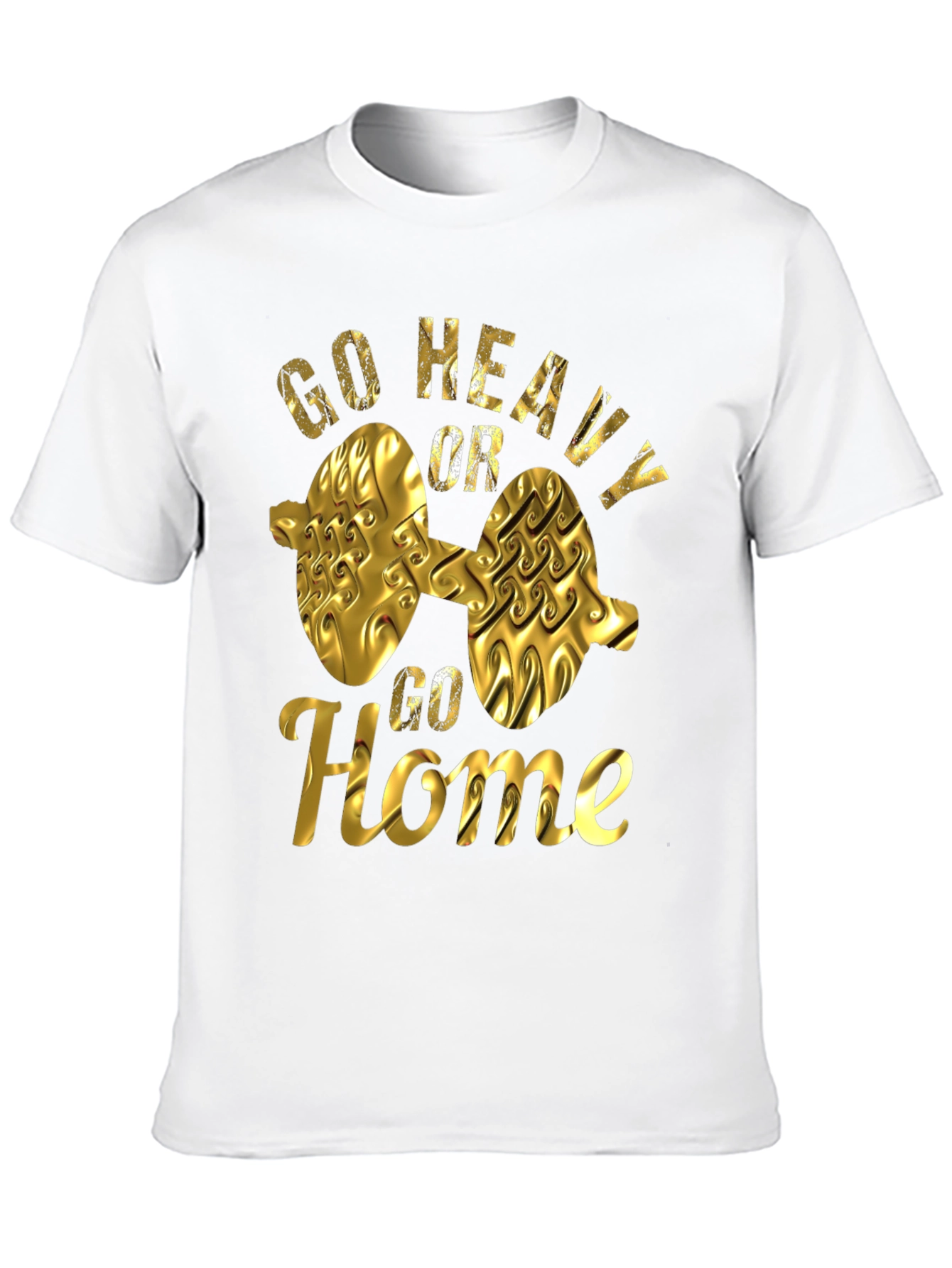 Go Heavy Or Go Home Black T-Shirt