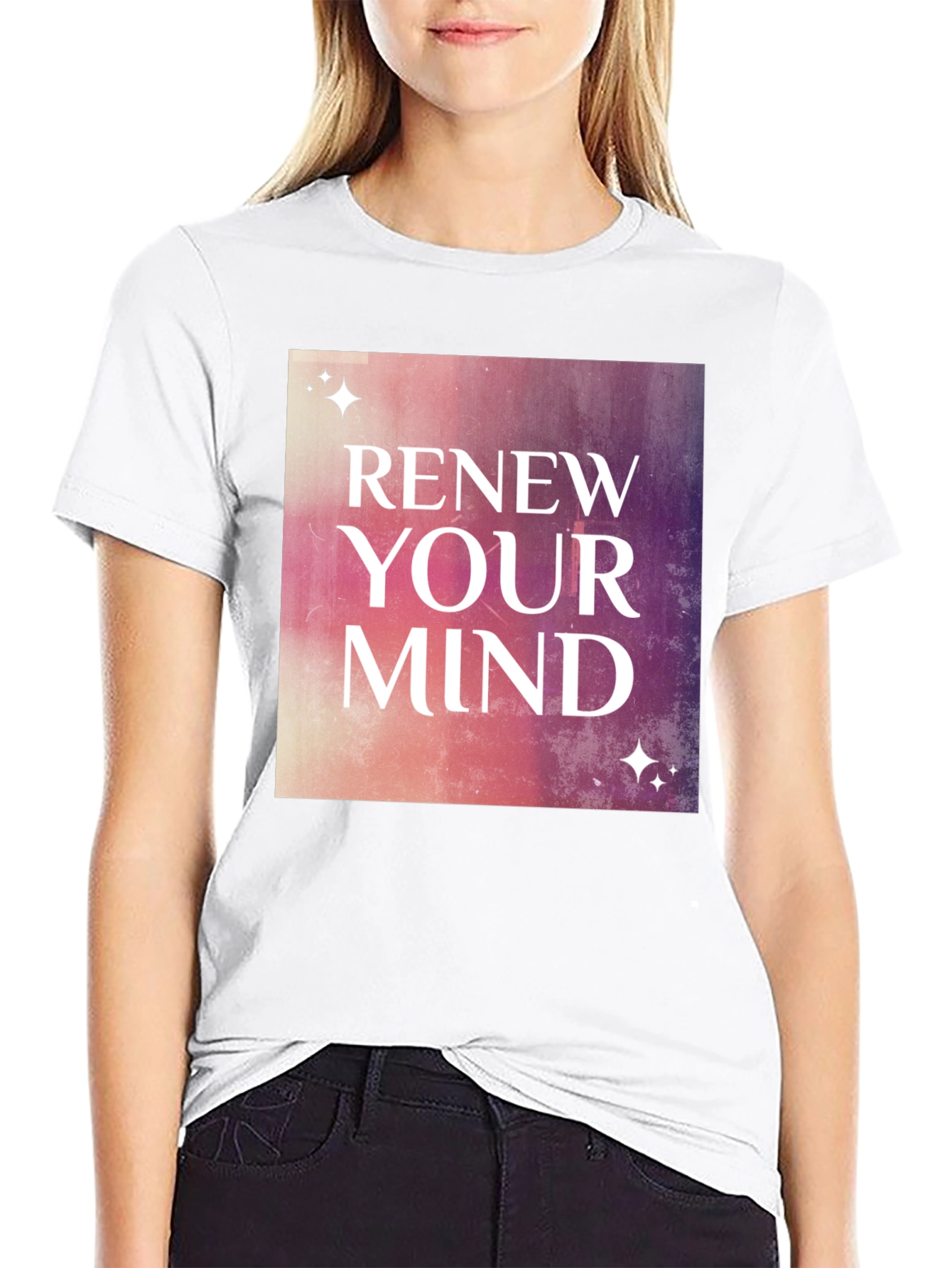 Renew Your Mind Graphic Tee - Stylish Motivational Shirt