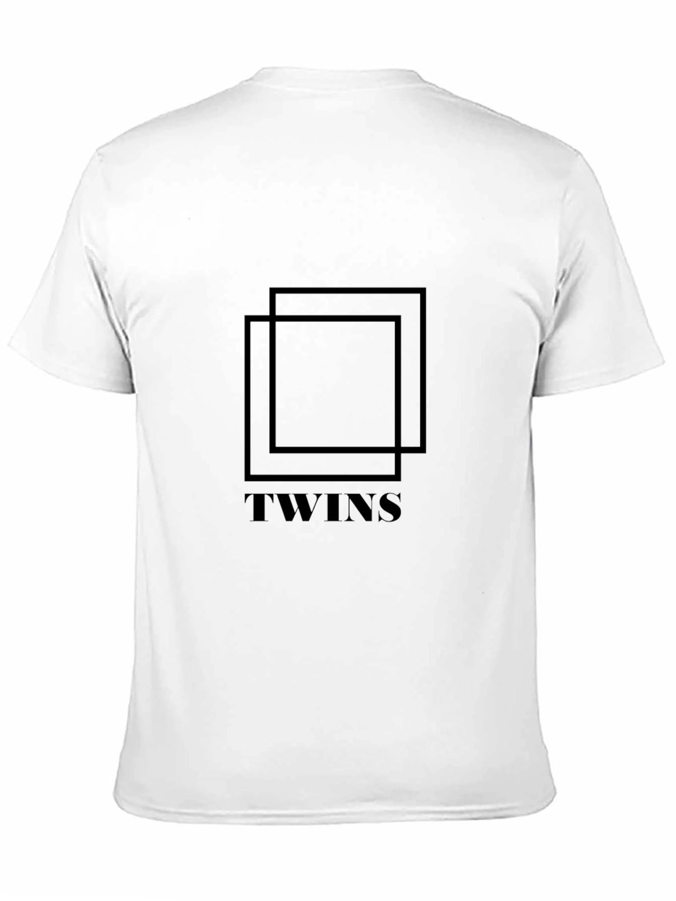 Twins Graphic Black T-Shirt