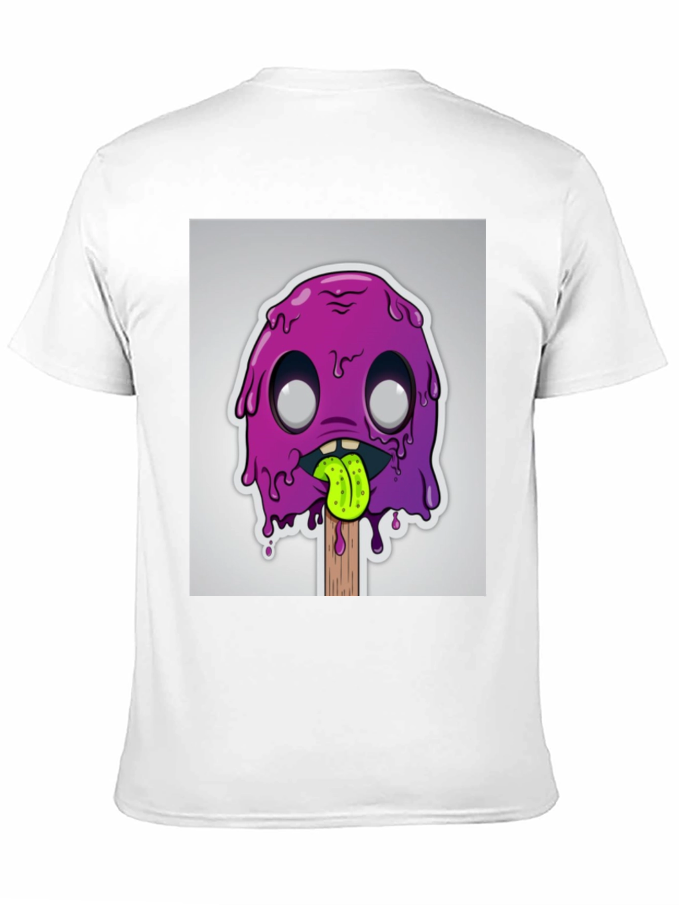 Purple Monster Lollipop Graphic Tee