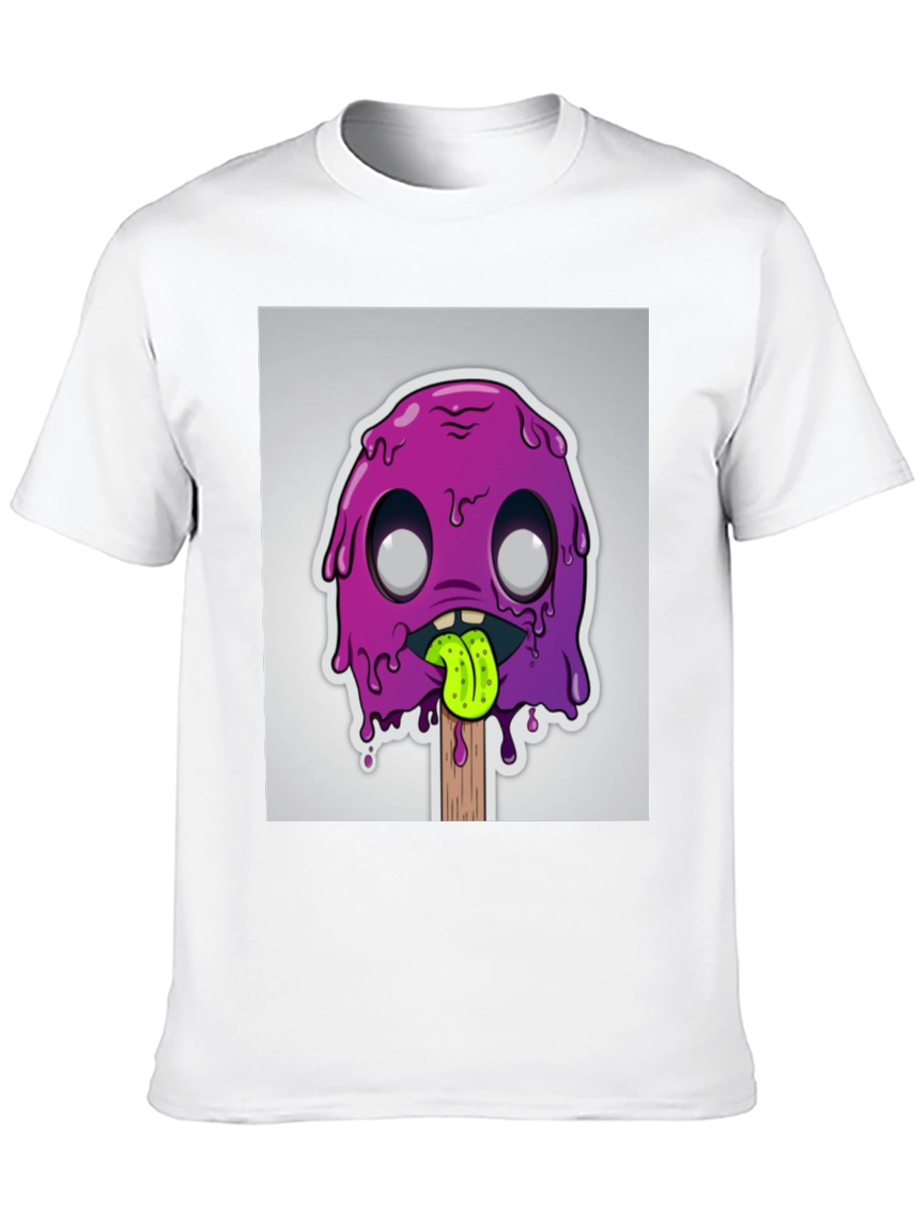 Purple Monster Lollipop Graphic Tee