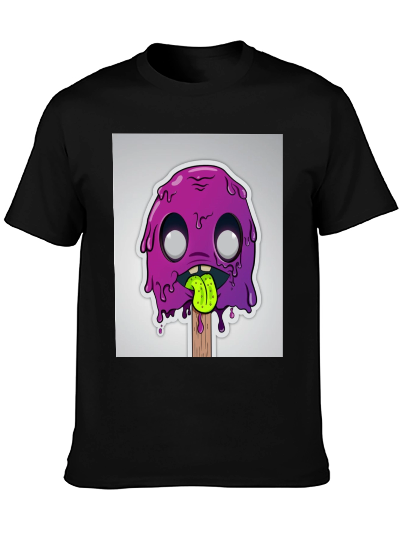 Purple Monster Lollipop Graphic Tee