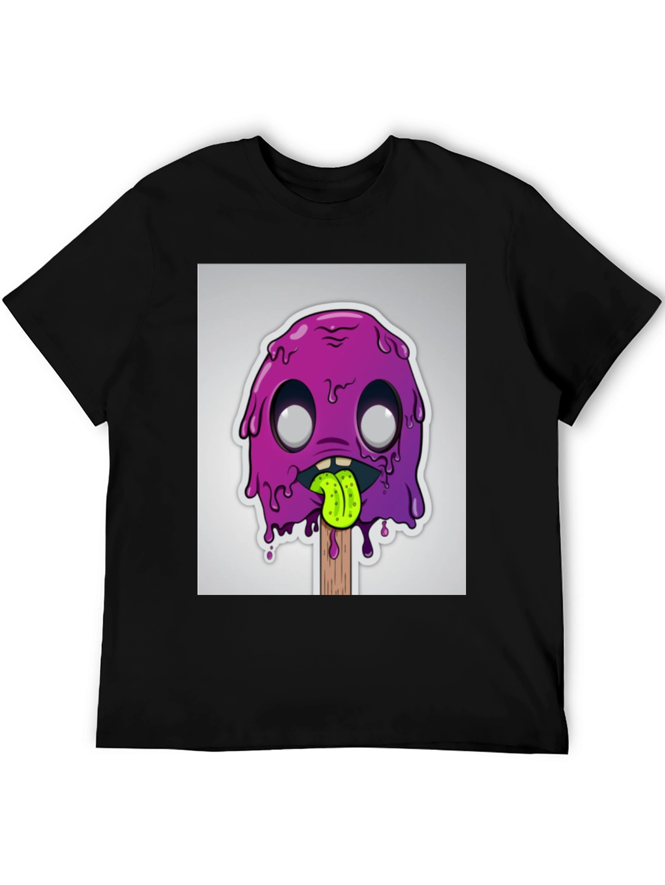 Purple Monster Lollipop Graphic Tee