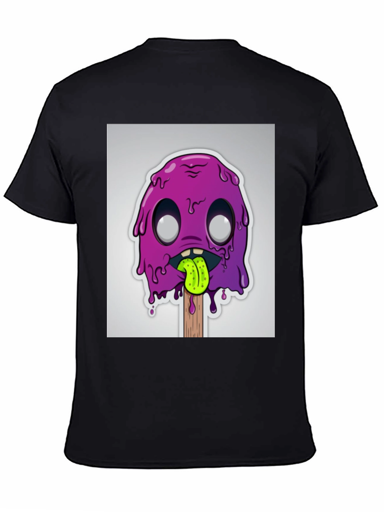 Purple Monster Lollipop Graphic Tee