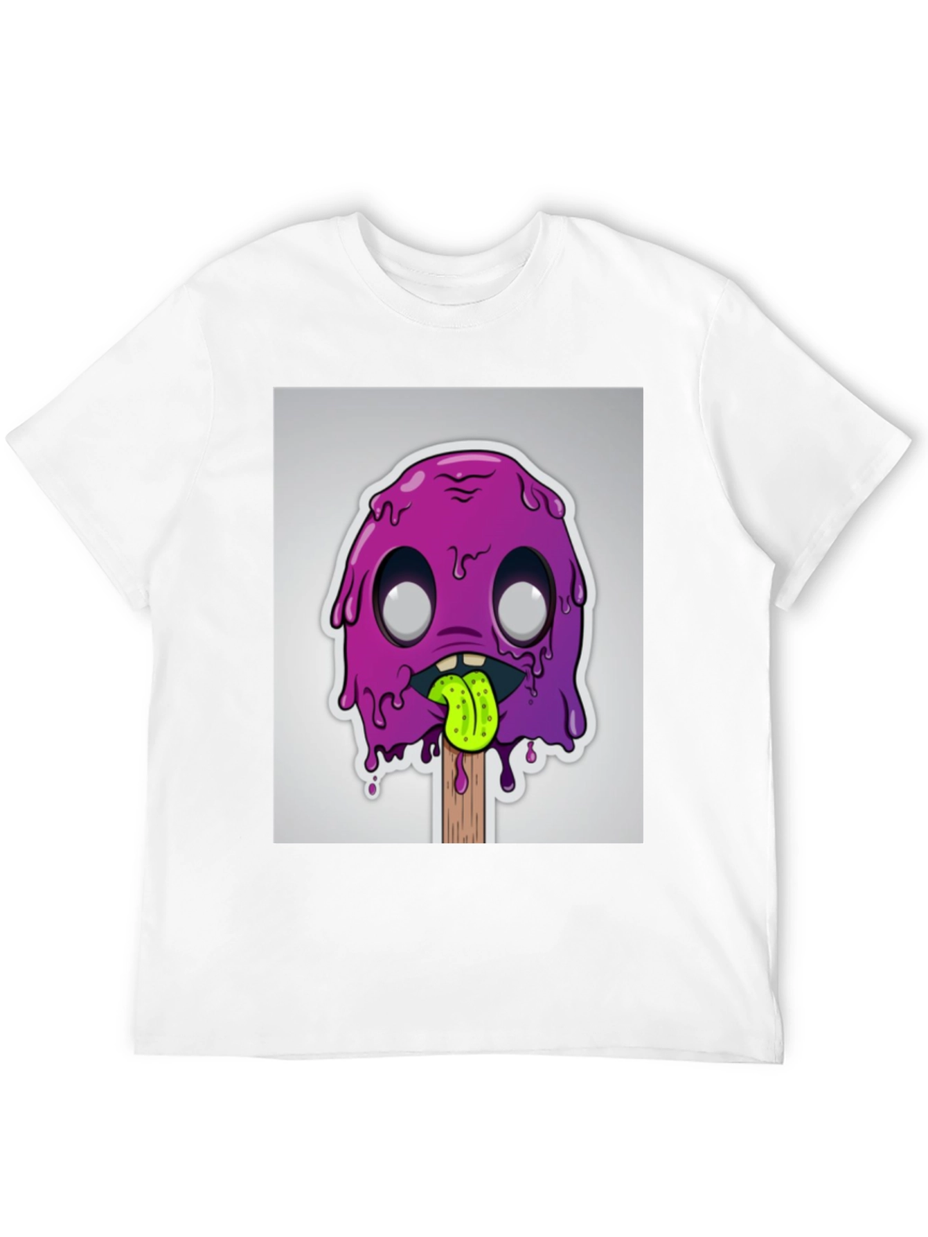 Purple Monster Lollipop Graphic Tee