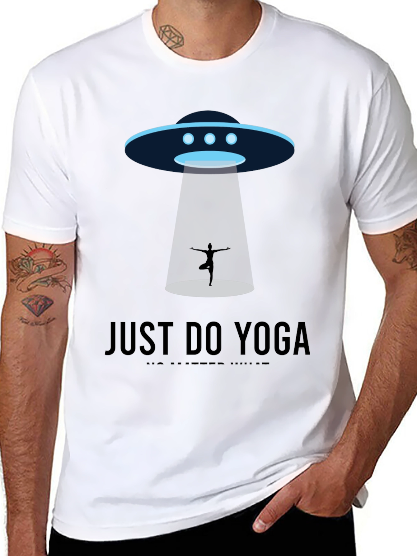 UFO Yoga T-Shirt - Just Do Yoga Tee