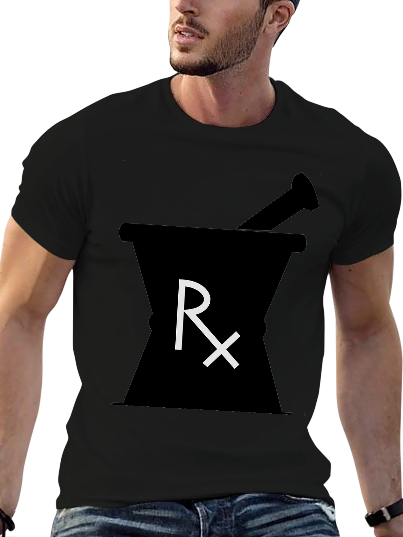Rx Pharmacy Mortar & Pestle Graphic T-Shirt