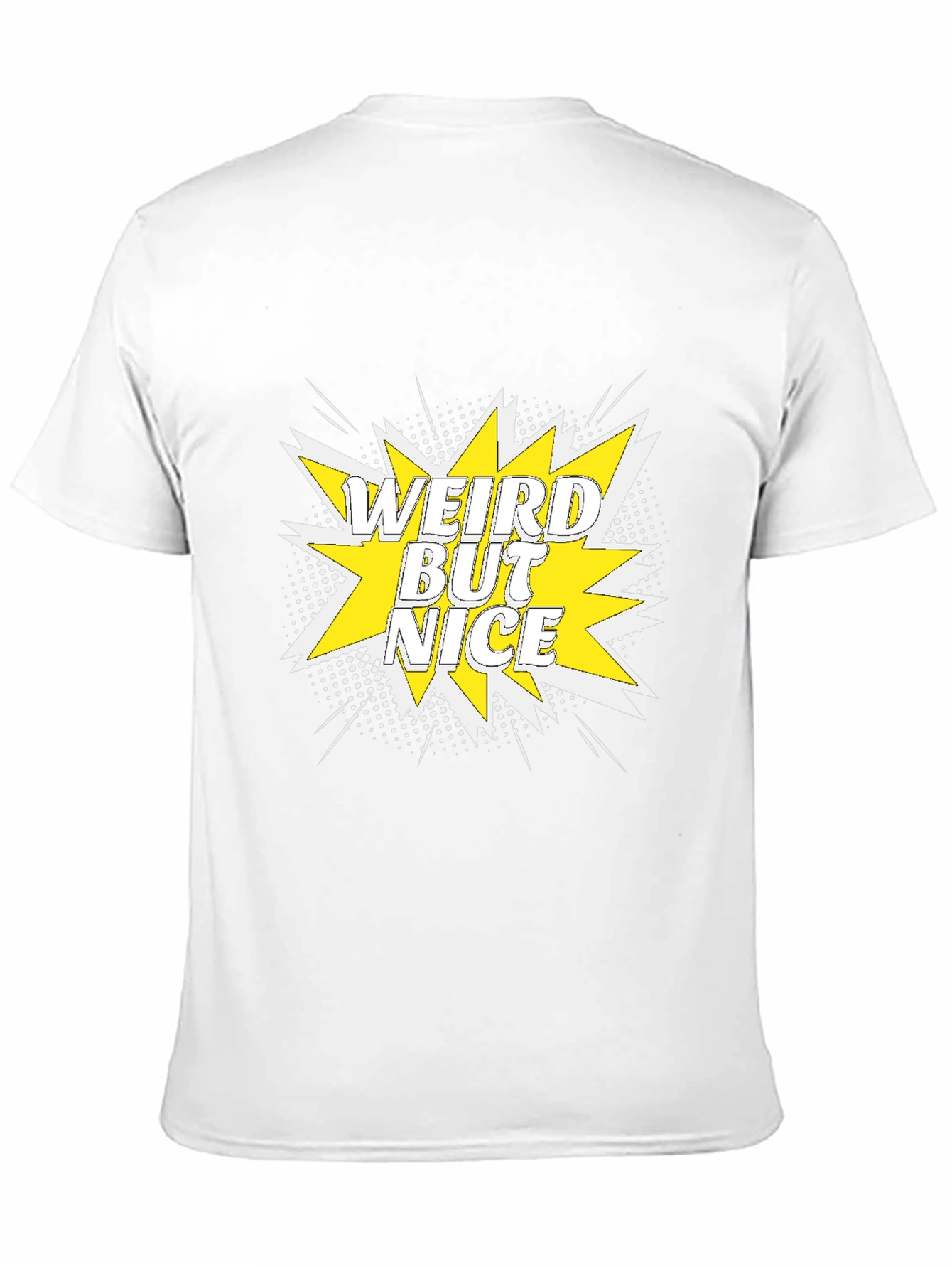 Weird But Nice Graphic Tee - Black Cotton T-Shirt