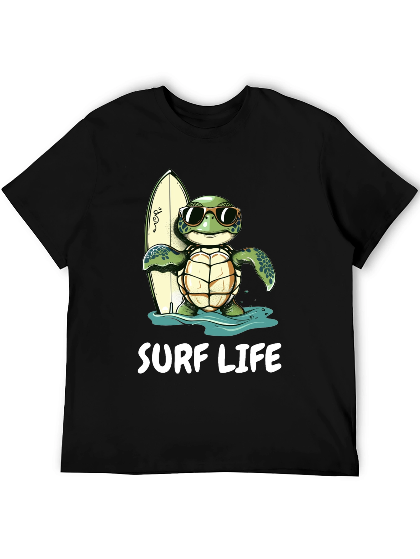 Surf Life Turtle Graphic Tee - Beach Ready!