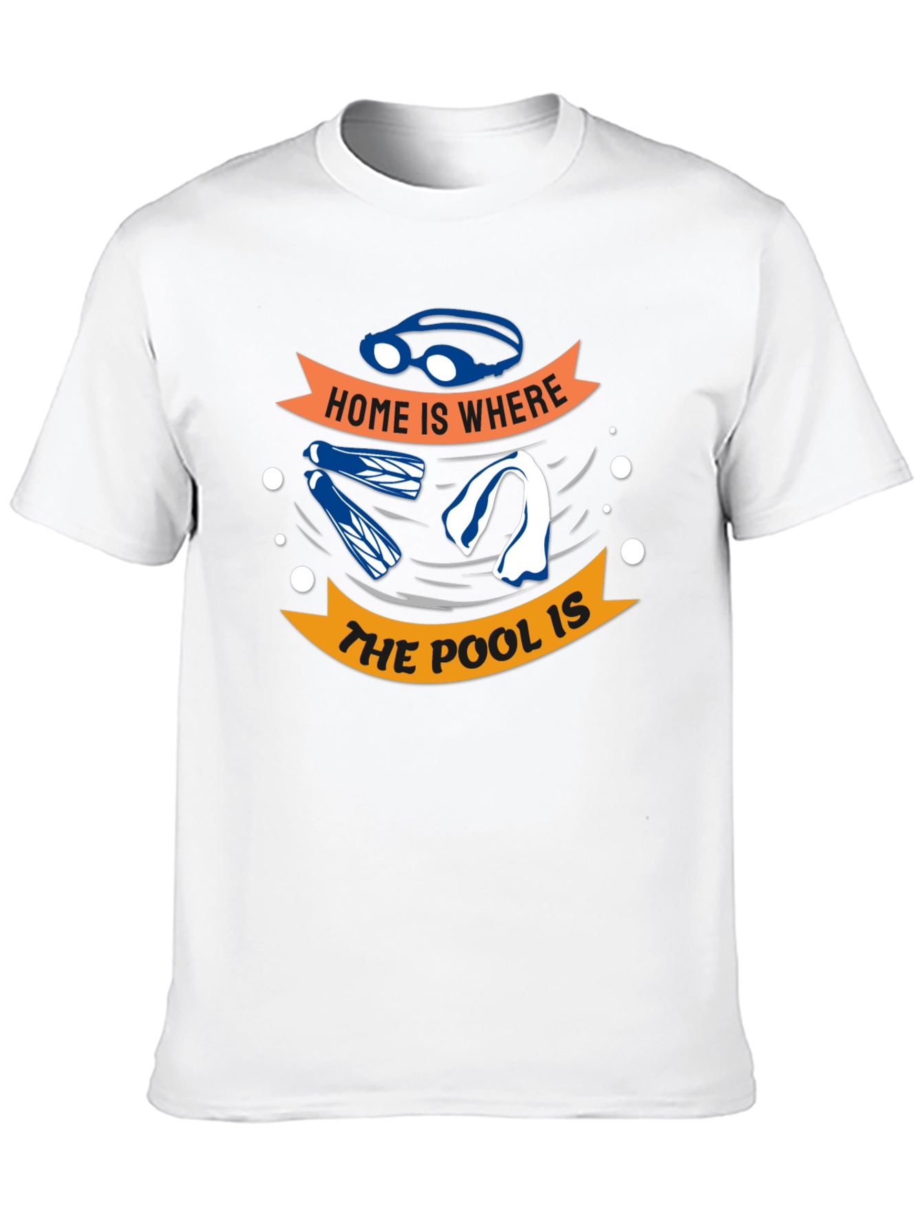 Home Is Where The Pool Is - Swimmers T-Shirt